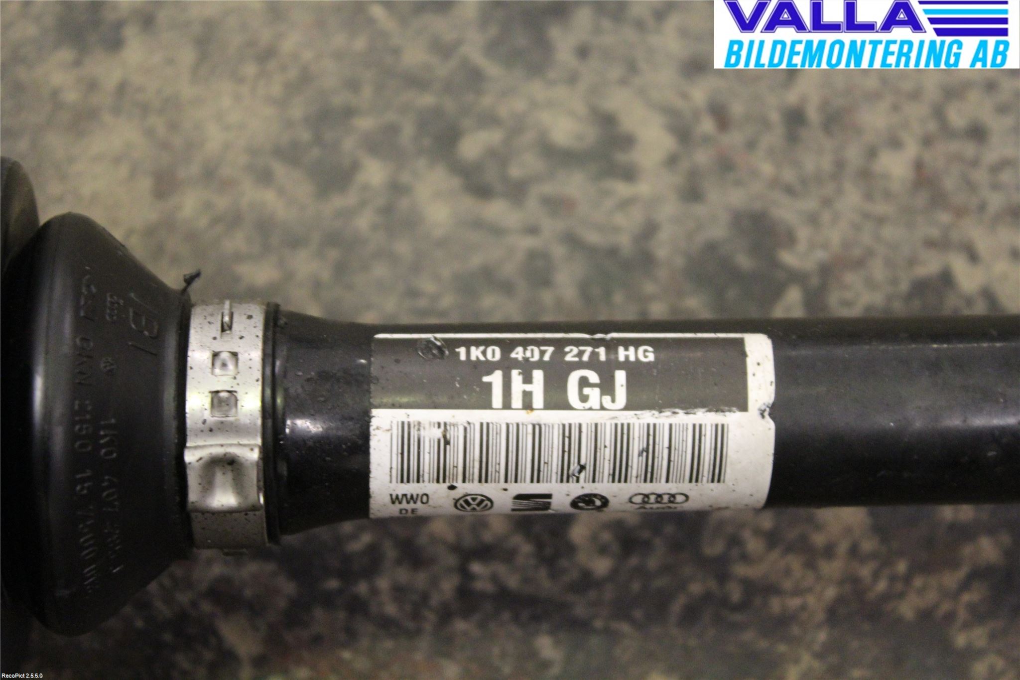 Audi A3/S3     04-05 Drivaksel Foran Kompl Venstre