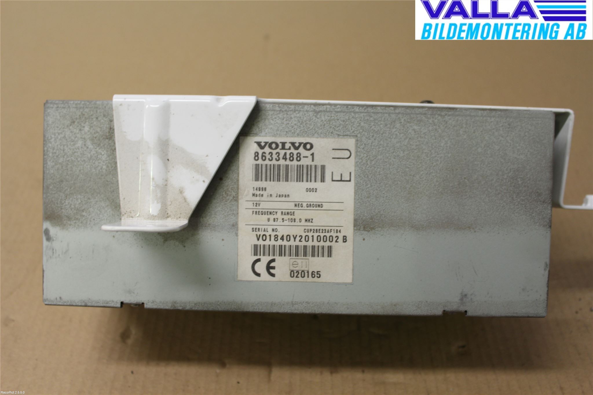 Volvo XC70 01-04 Gps Navigator