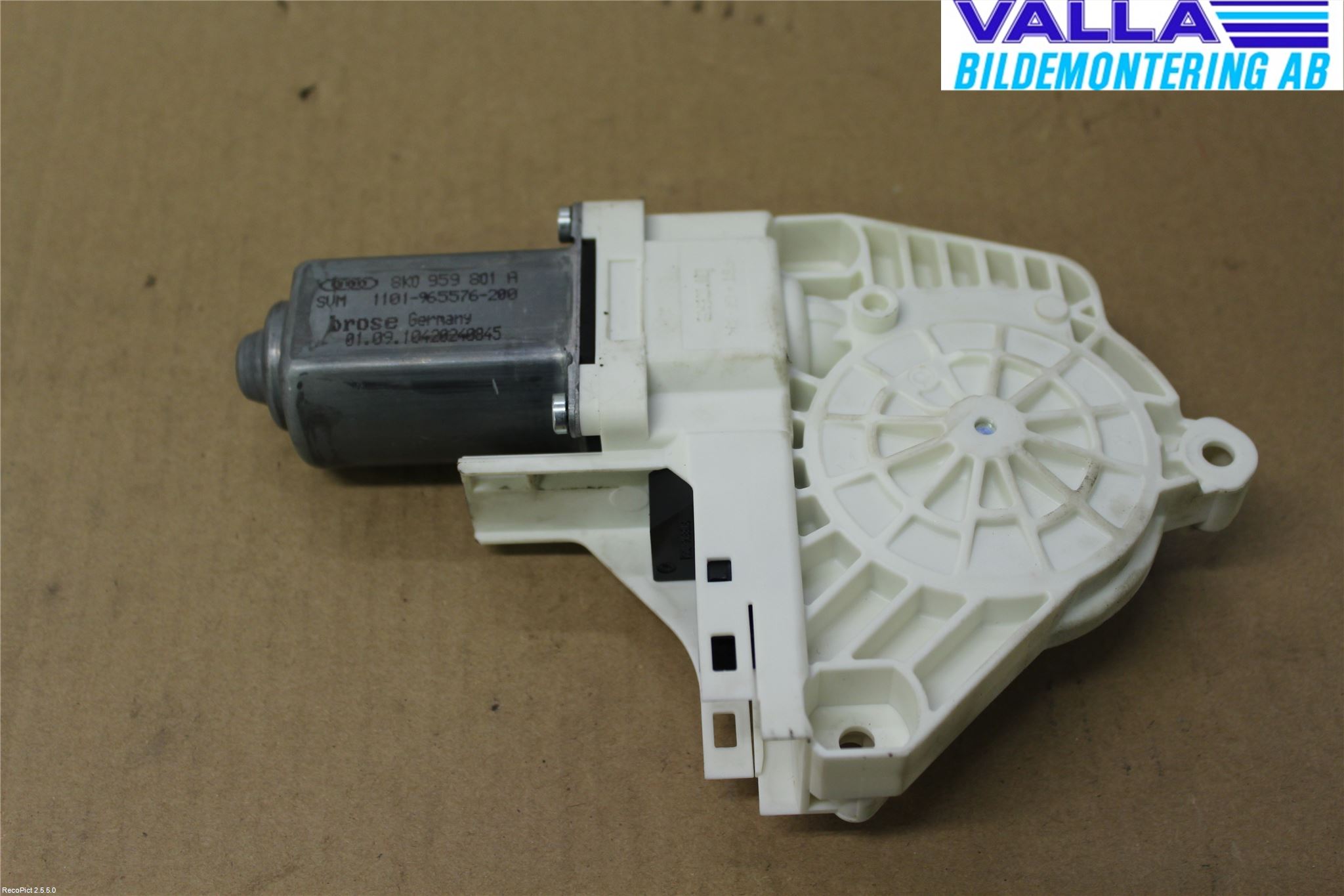 Audi A4/S4 08-11 Vindusheismotor