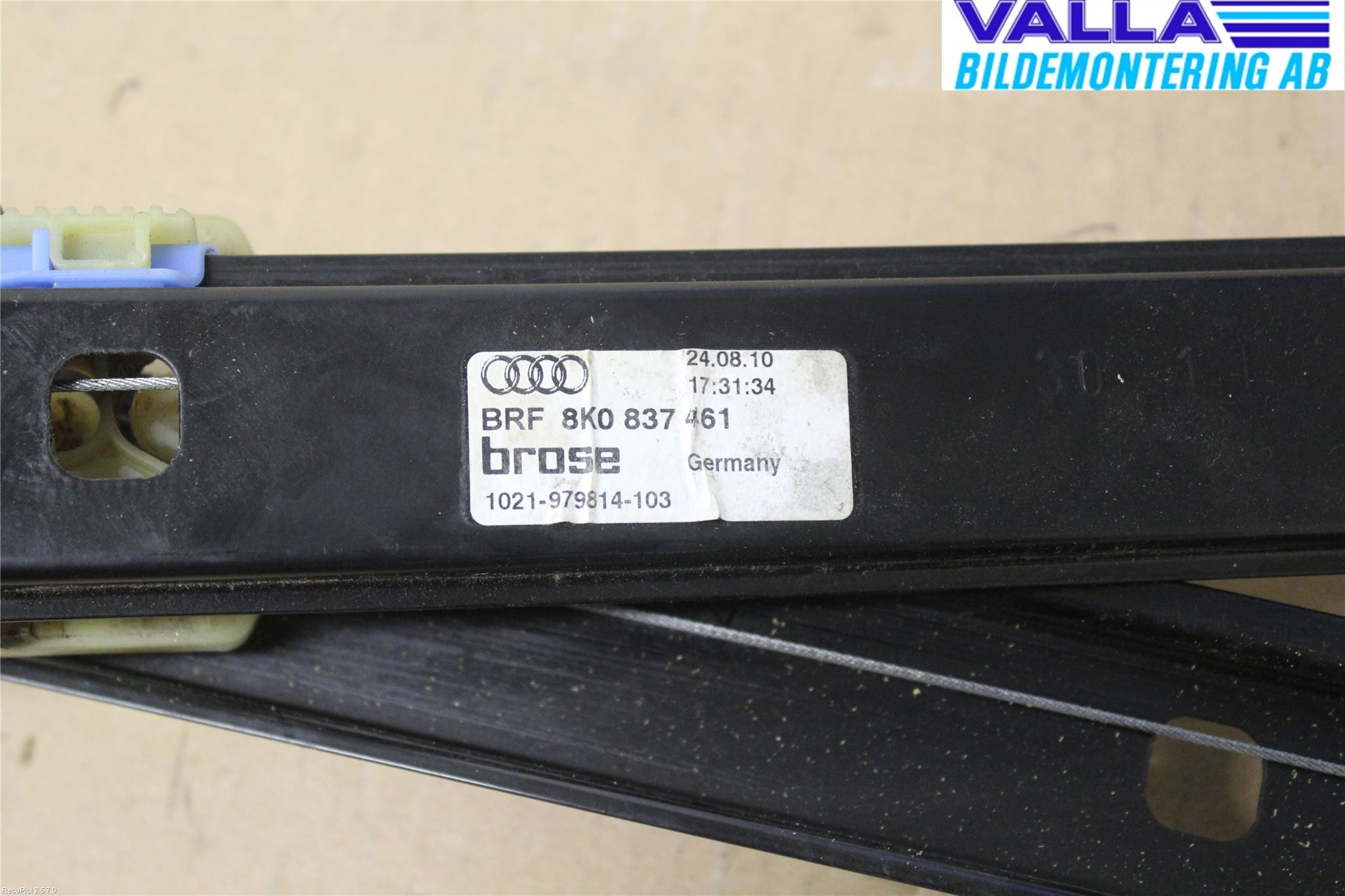 Audi A4/S4 08-11 Vindusheis