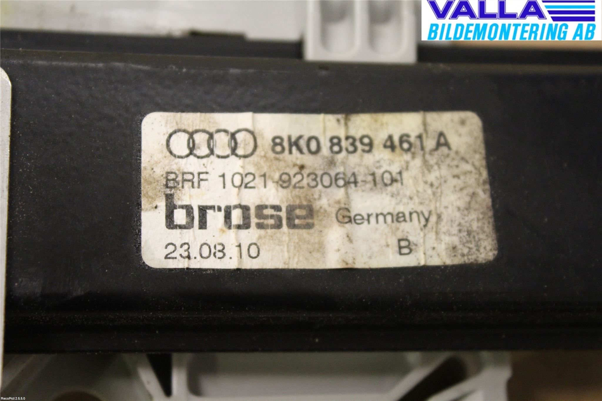 Audi A4/S4 08-11 Vindusheis