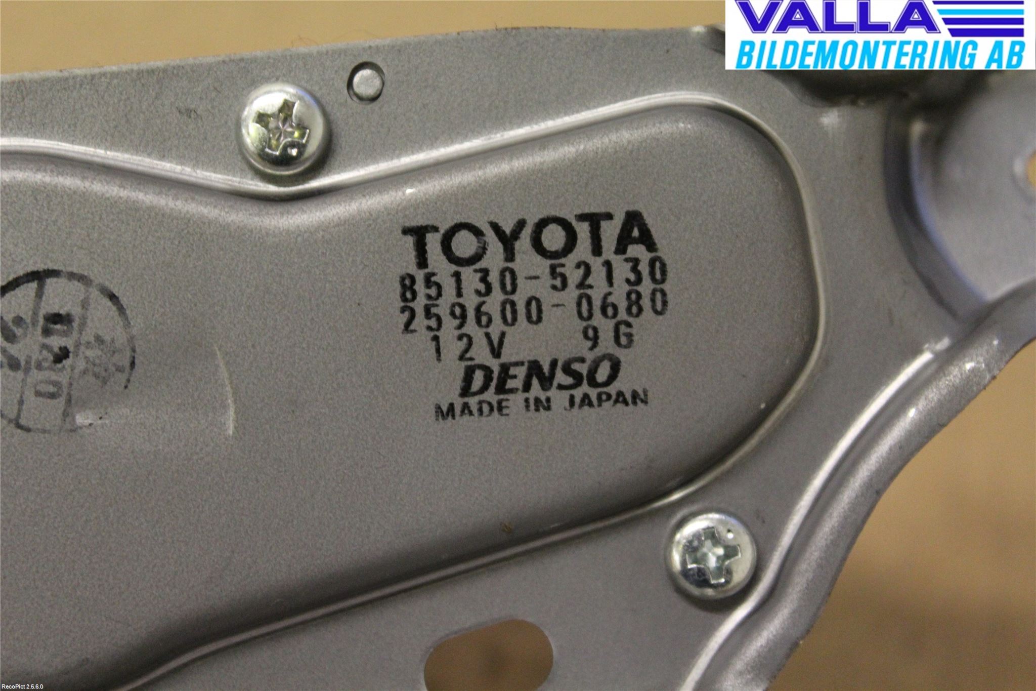 Toyota YARIS XP90 06-11 Viskermotor Bakluke