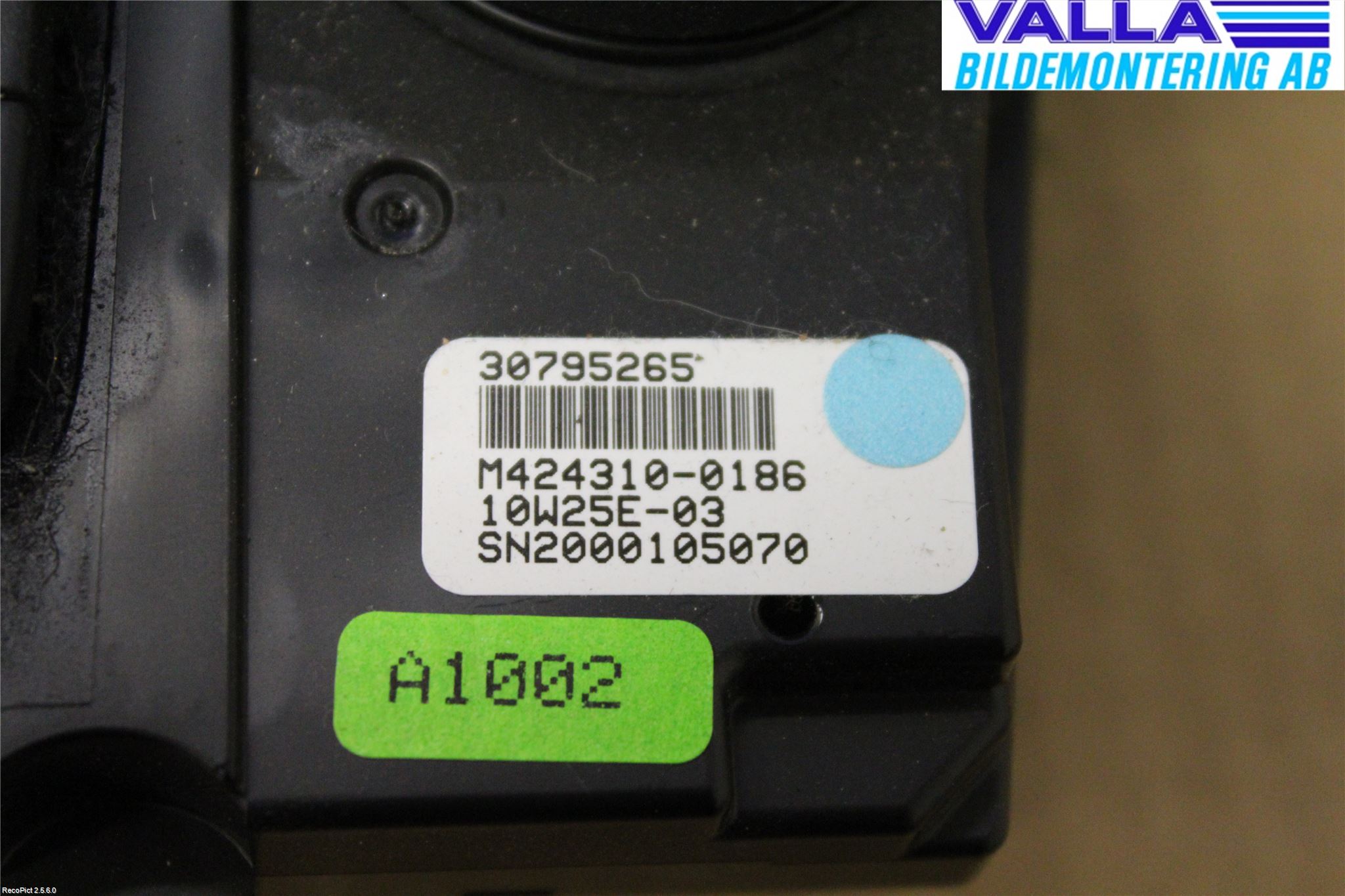 Volvo S60 11-13 Varme Ac Betjening-Display