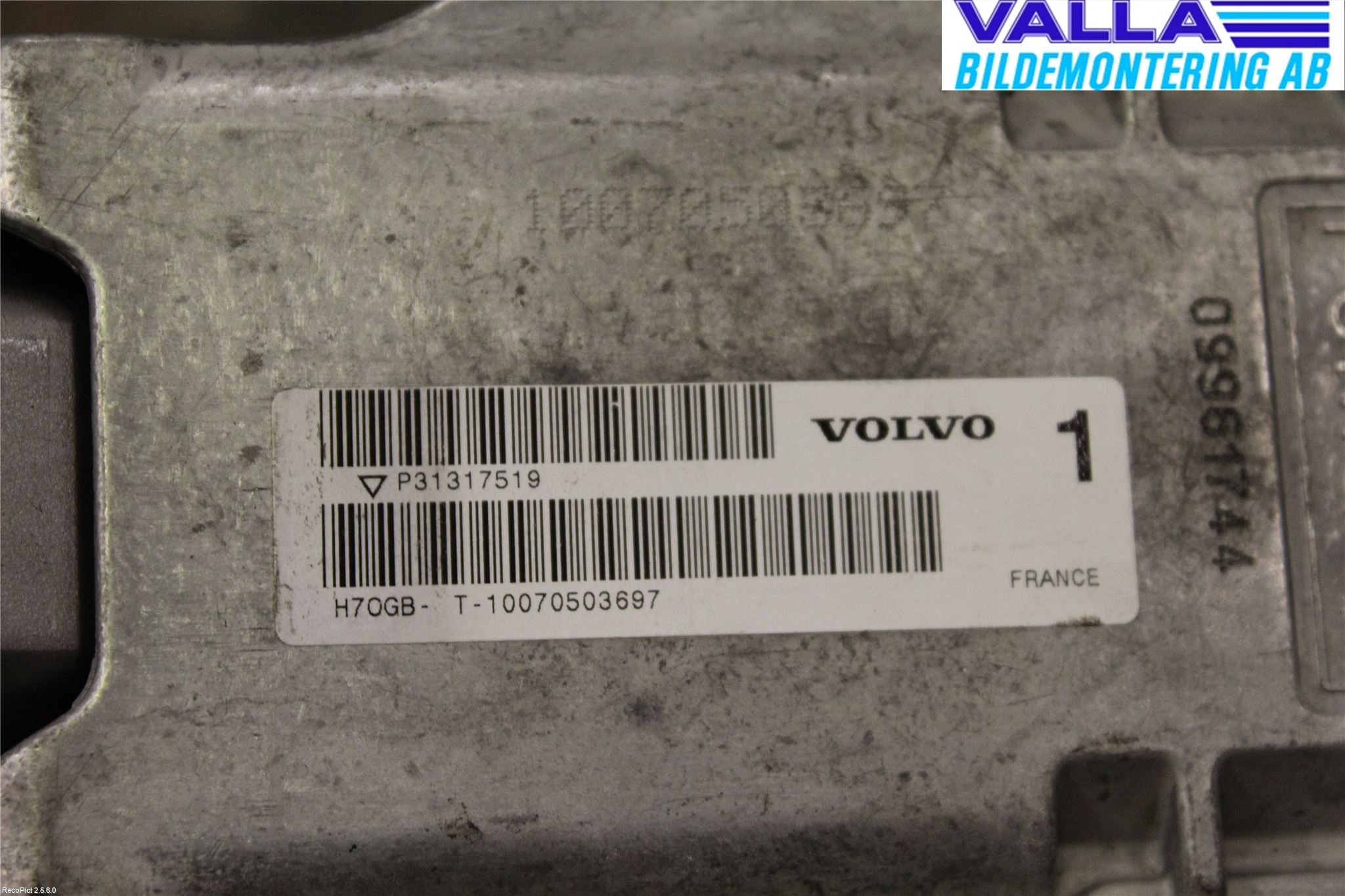 Volvo S60 11-13 Rattakselaggregat Justerbart