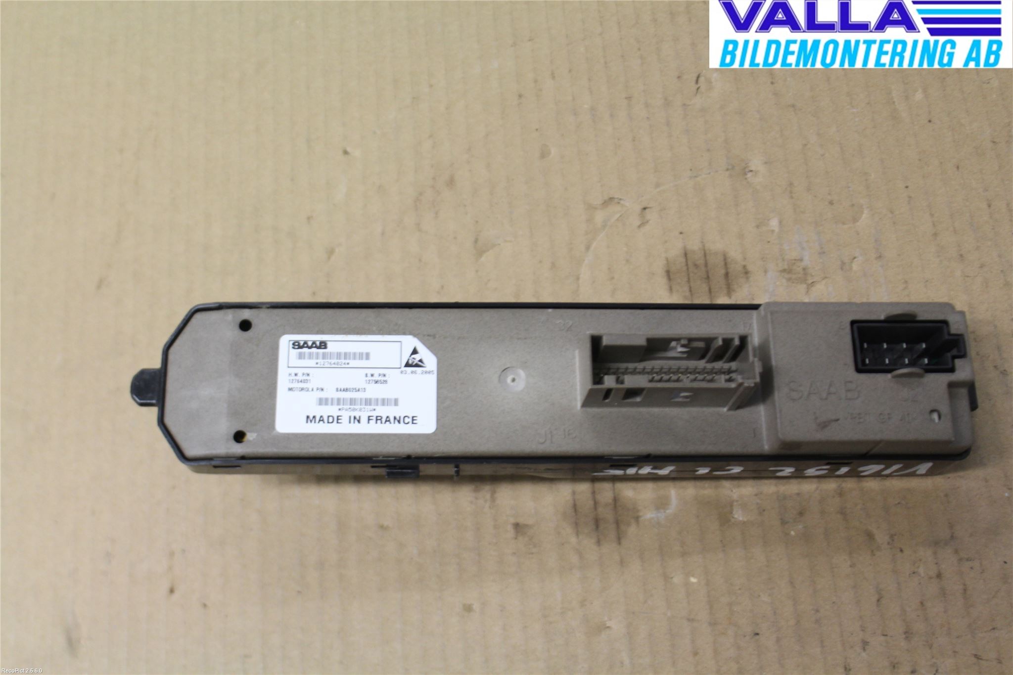Saab 9-3 VER 2 Bryter Vindusheis