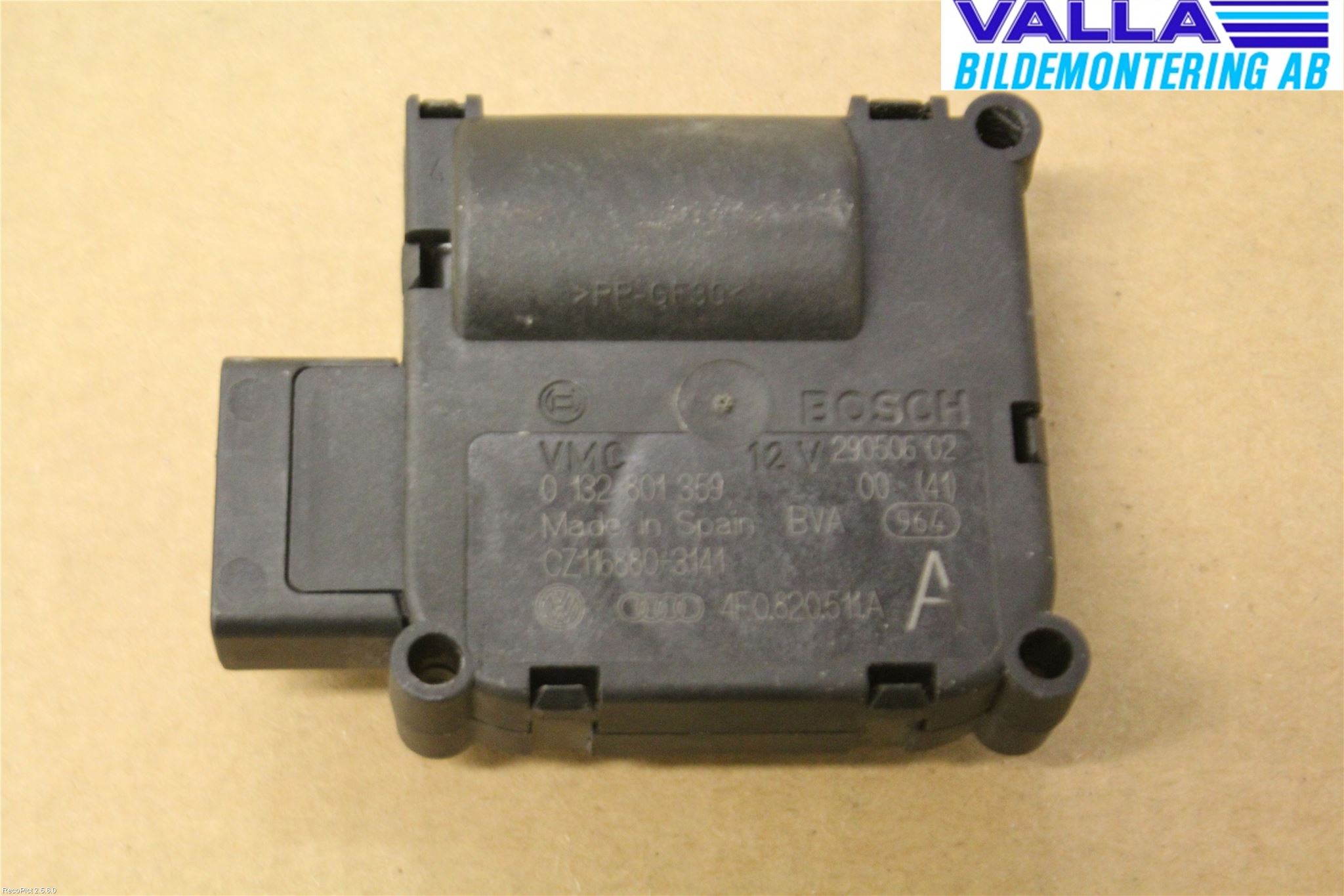 Audi ALLROAD 06-11 Varme Ac Regulerings Motor