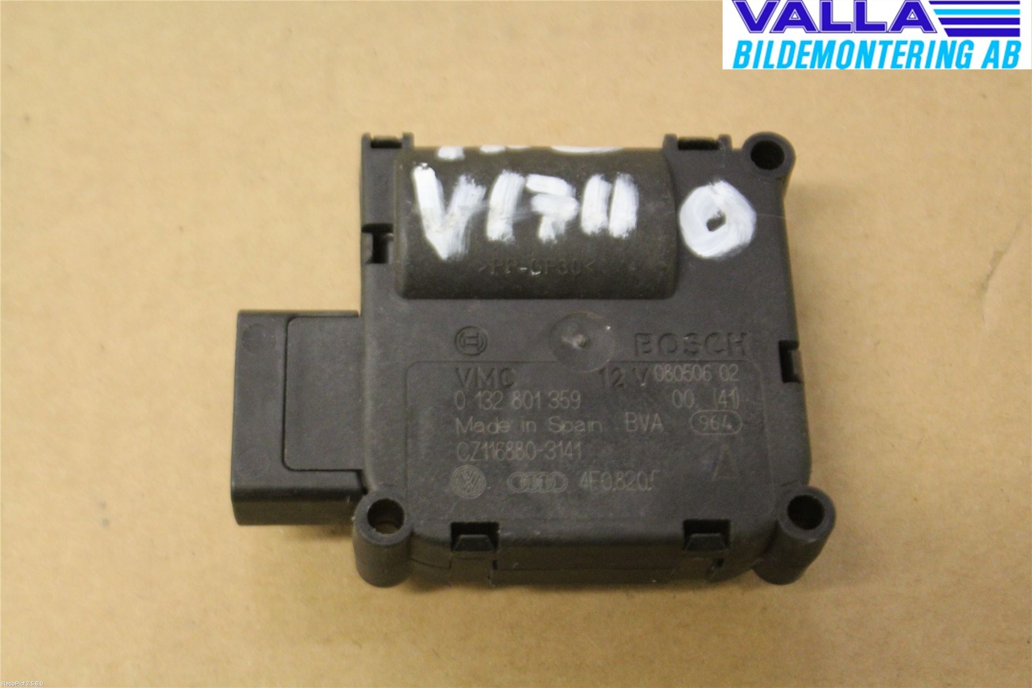 Audi ALLROAD 06-11 Varme Ac Regulerings Motor