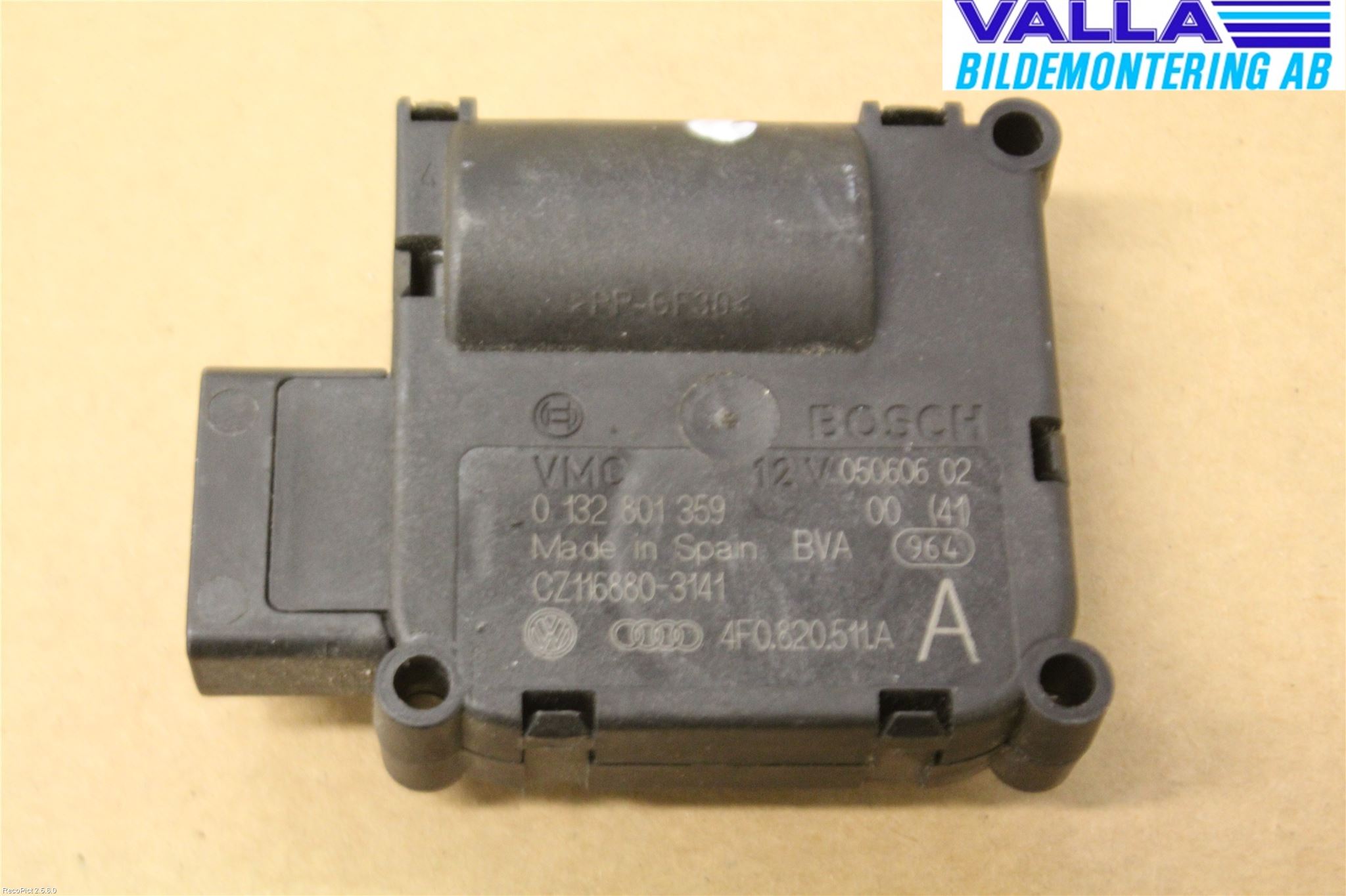 Audi ALLROAD 06-11 Varme Ac Regulerings Motor