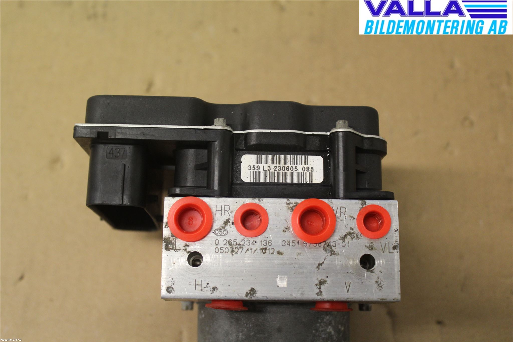 BMW 5 E60/61 Sed/Tou 02-10 Abs Hydraulikkaggregat
