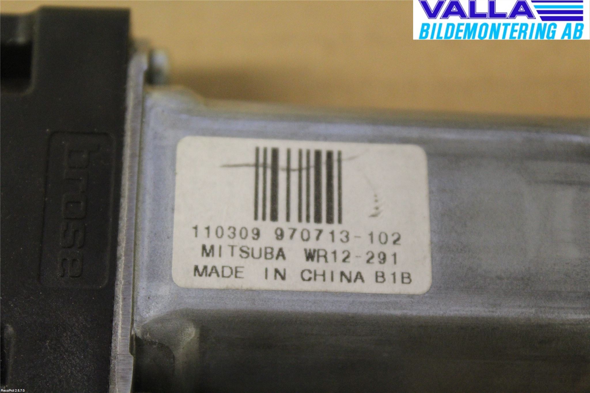 Volvo V70 08-13 Vindusheismotor