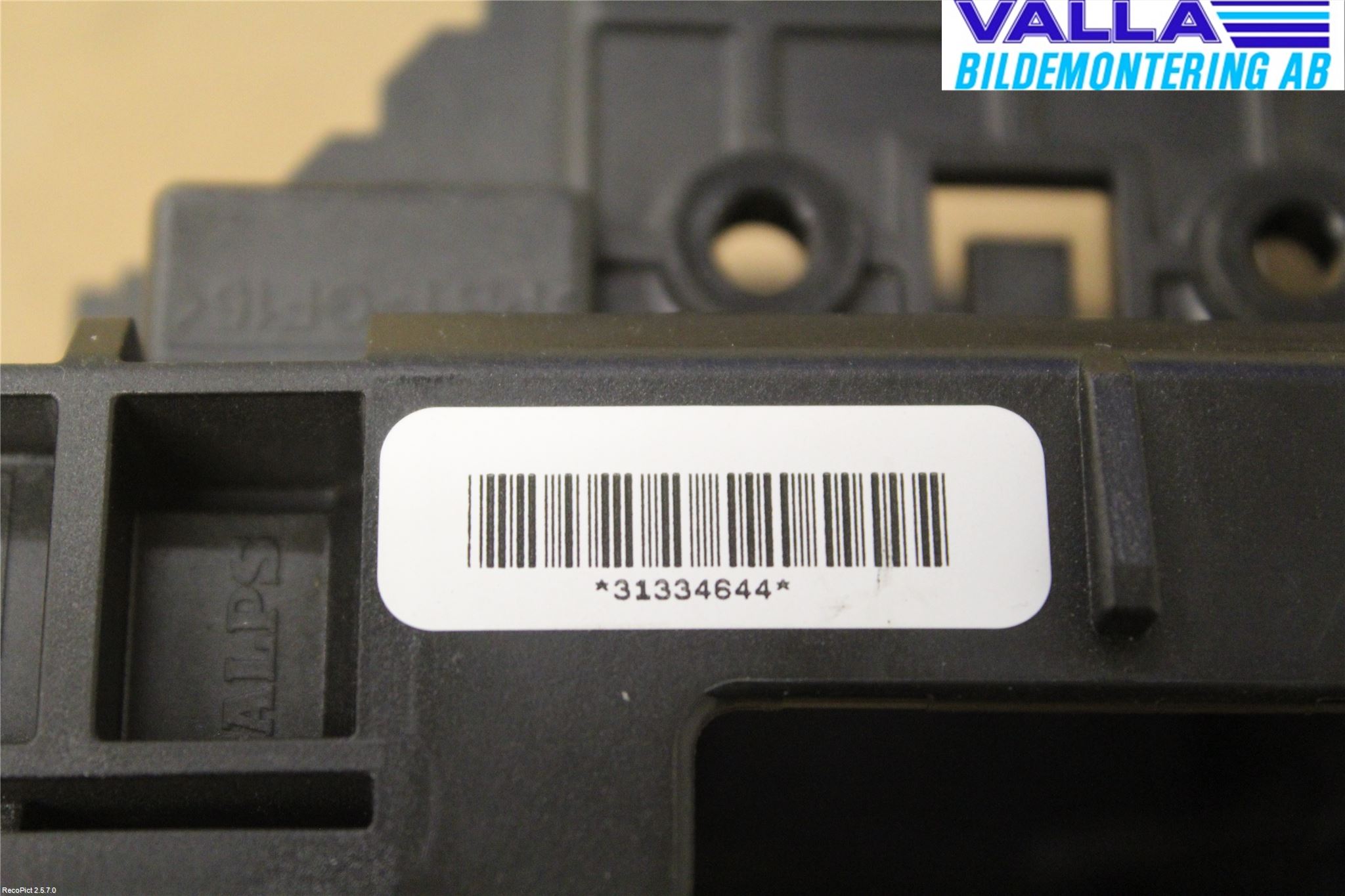 Volvo V70 08-13 Bryter Rattbryter Feste
