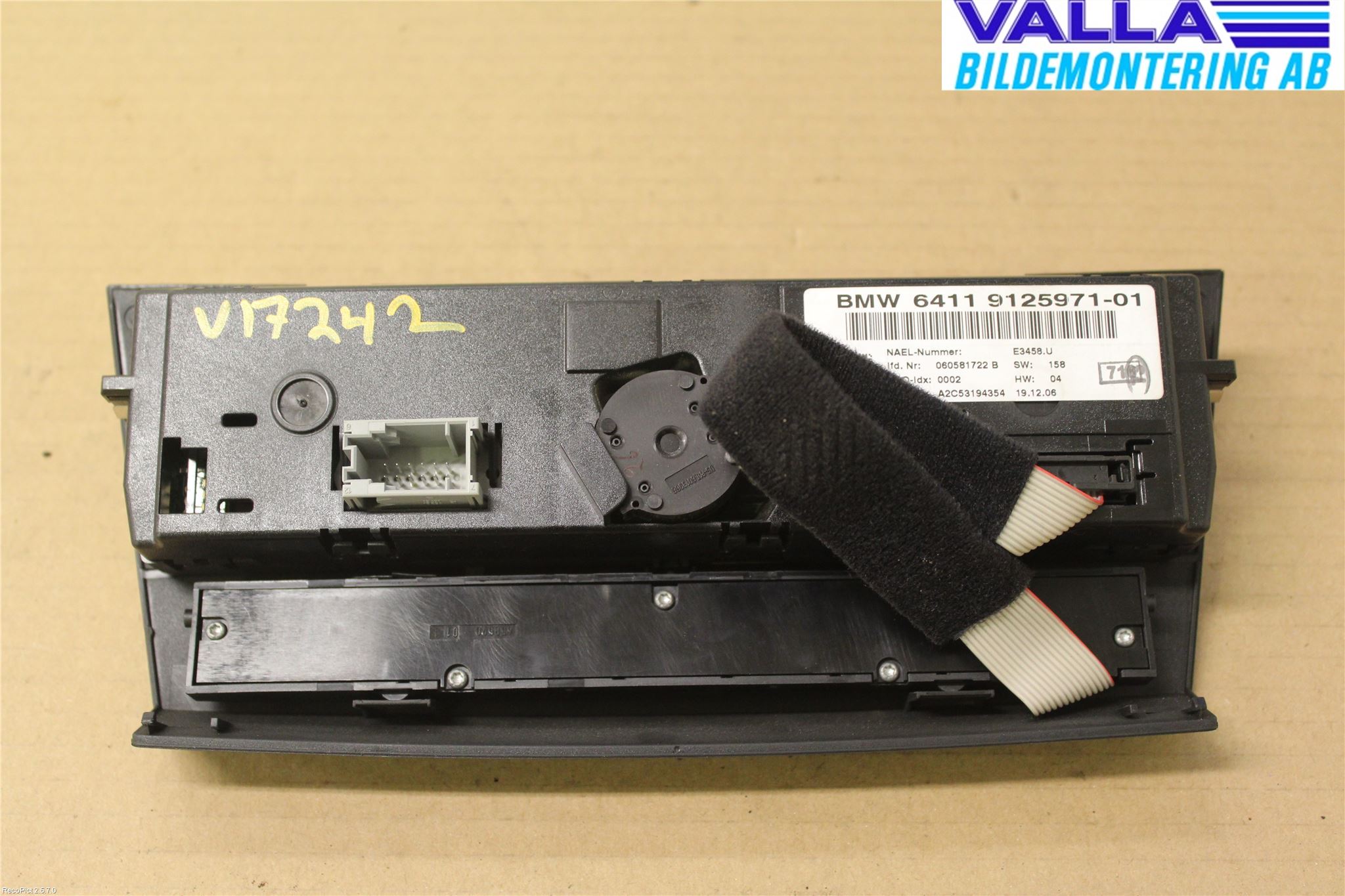 BMW 3 E92/93 Coupé/Cab 05-14 Varme Ac Betjening-Display
