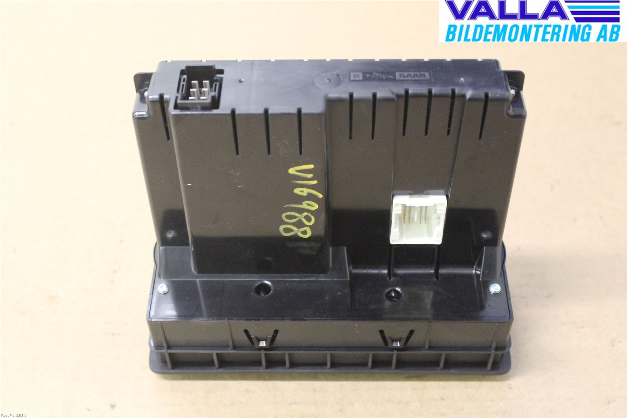 Saab 9-5     06-10 Varme Ac Betjening-Display