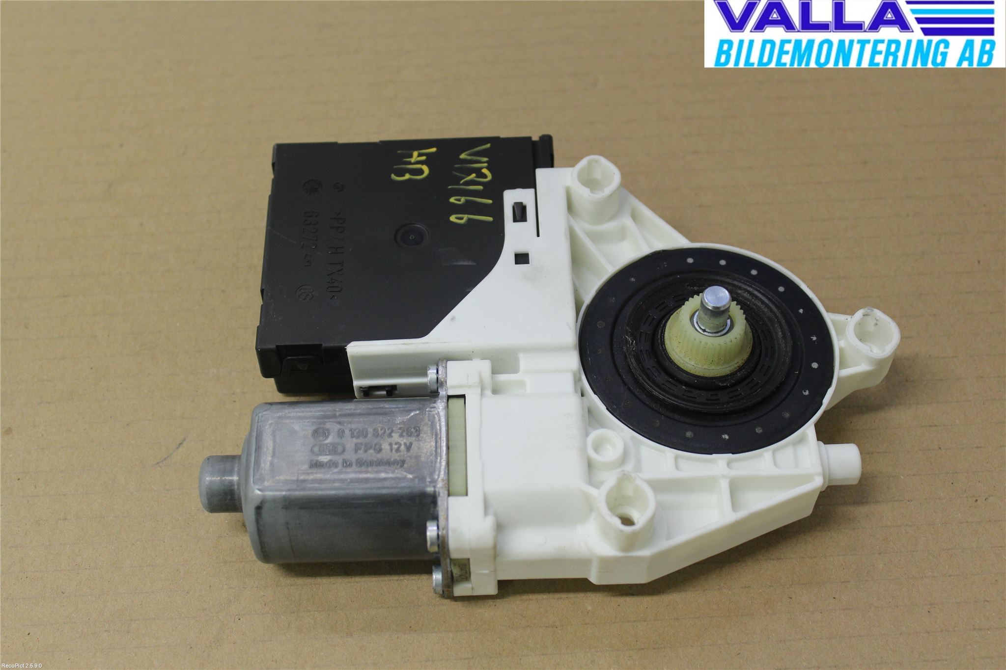 Audi A3/S3 05-13 Vindusheismotor
