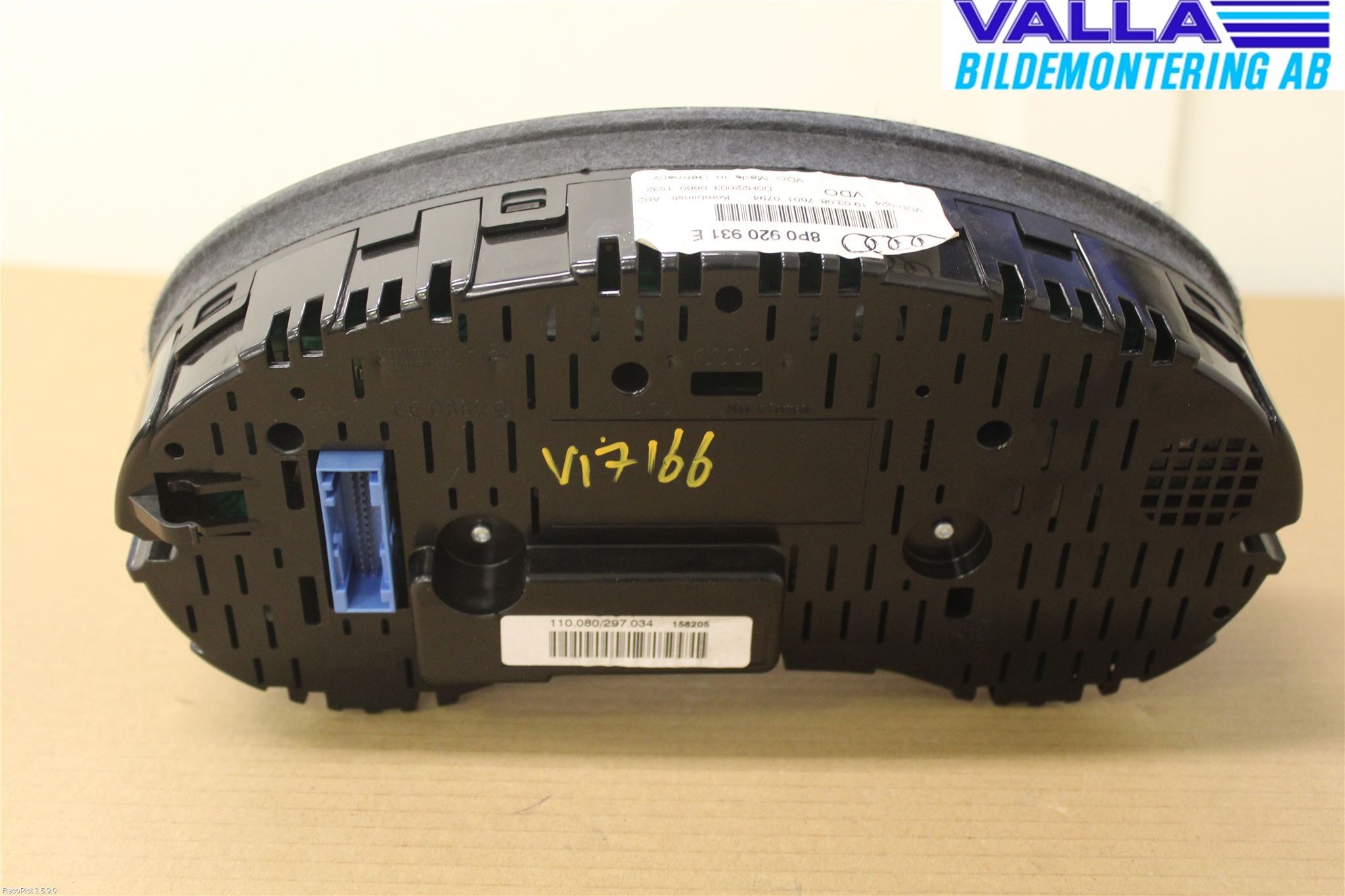 Audi A3/S3 05-13 Instr Kombinert