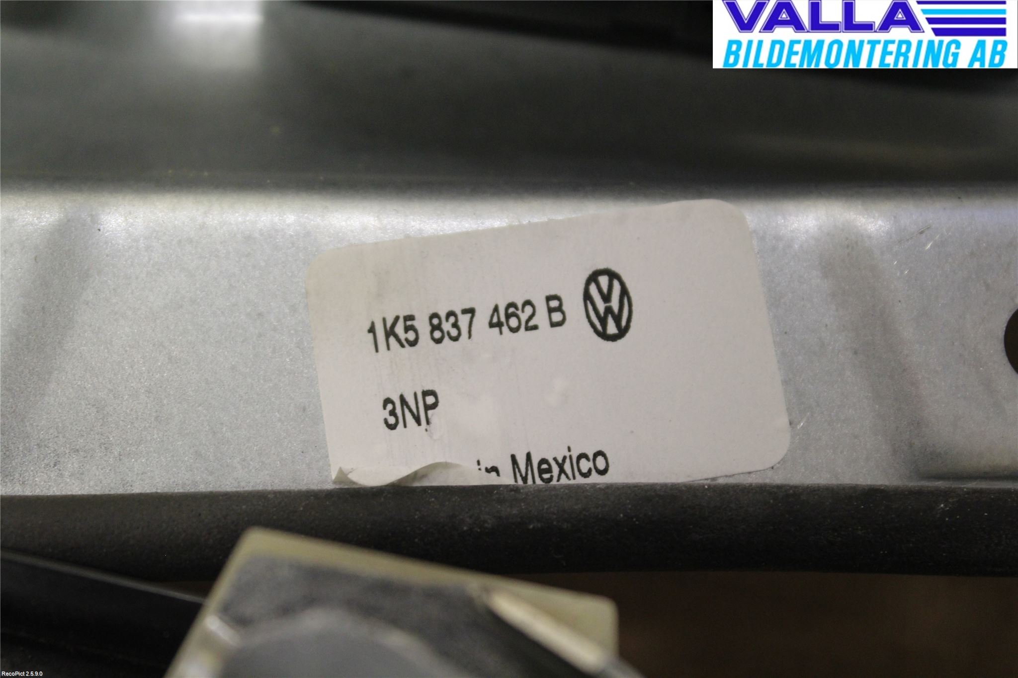 Volkswagen VW GOLF VI 09-13 Vindusheis El Komp