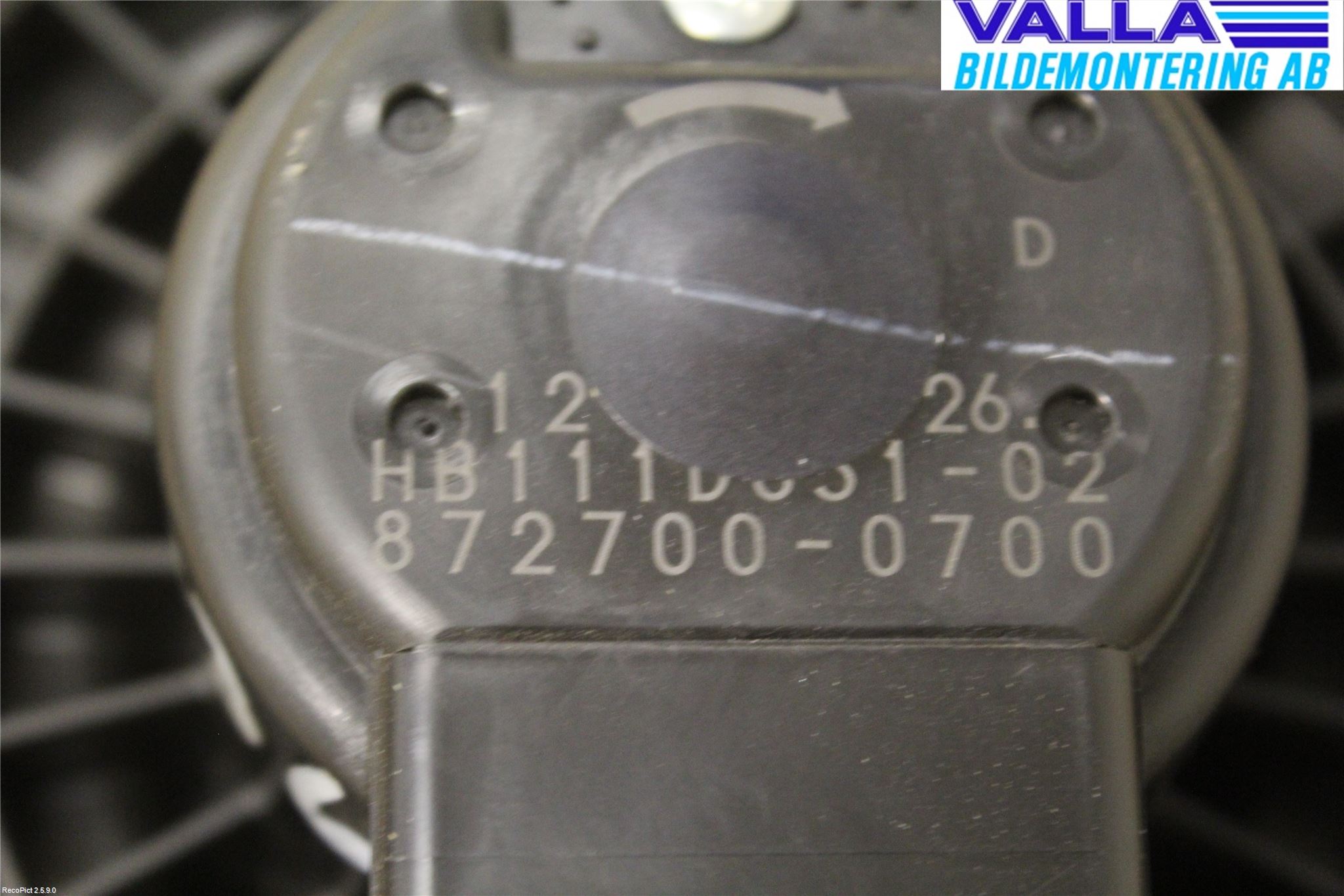 Mazda 6 08-13 Varmeapparat Viftemotor