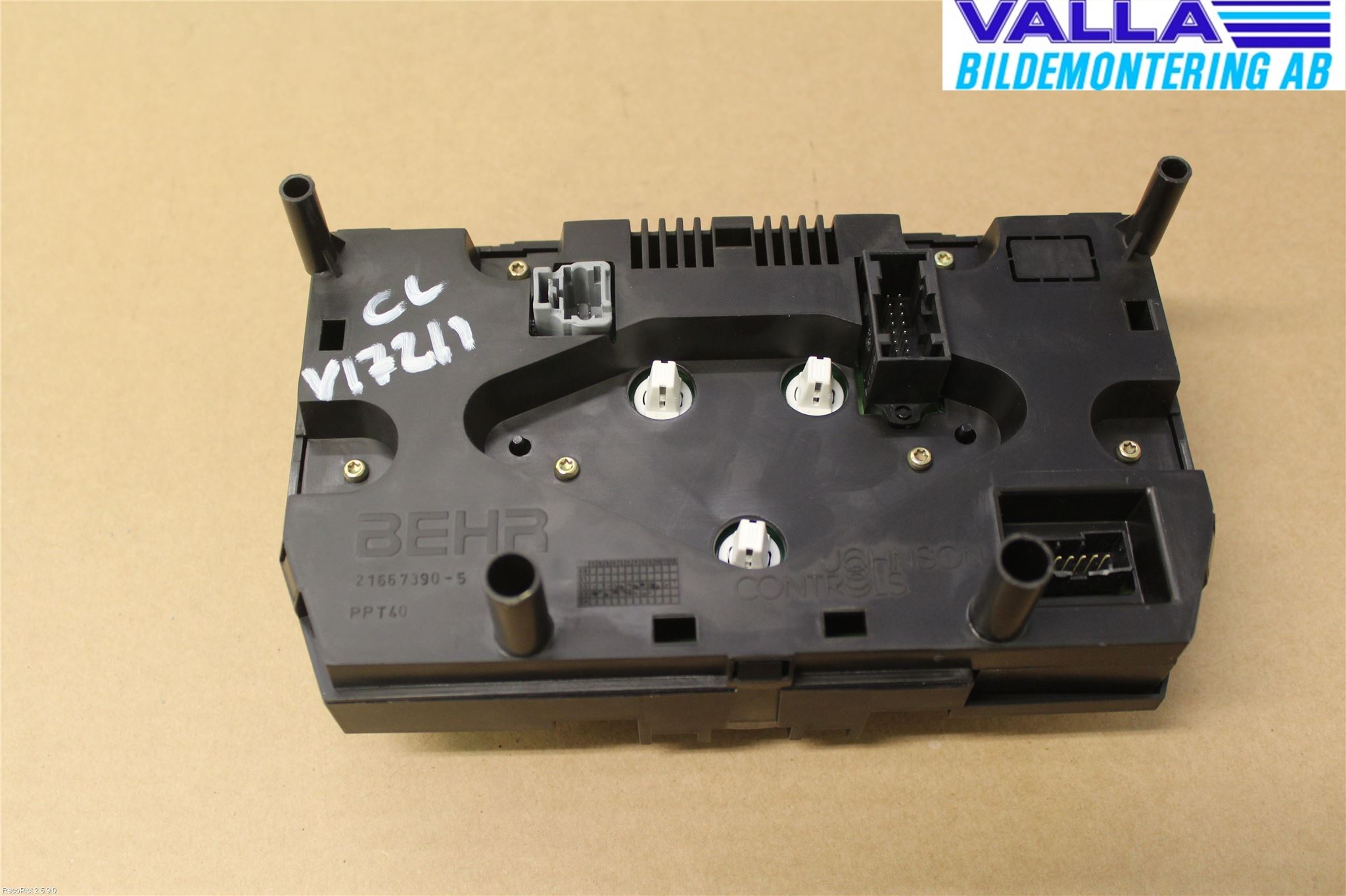 Peugeot 307     01-05 Varme Ac Betjening-Display