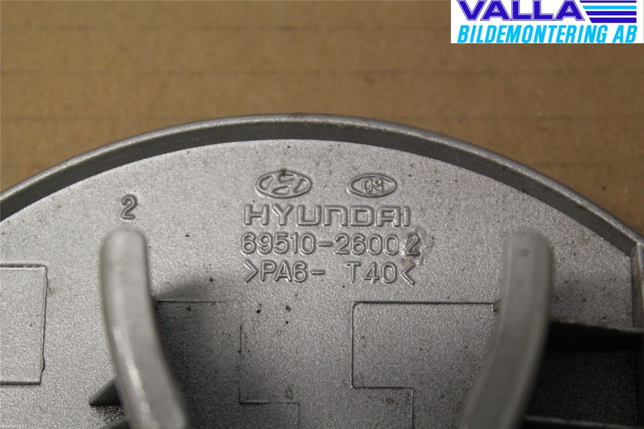 Hyundai SANTA FE  00-06 Drivstoff Tankluke