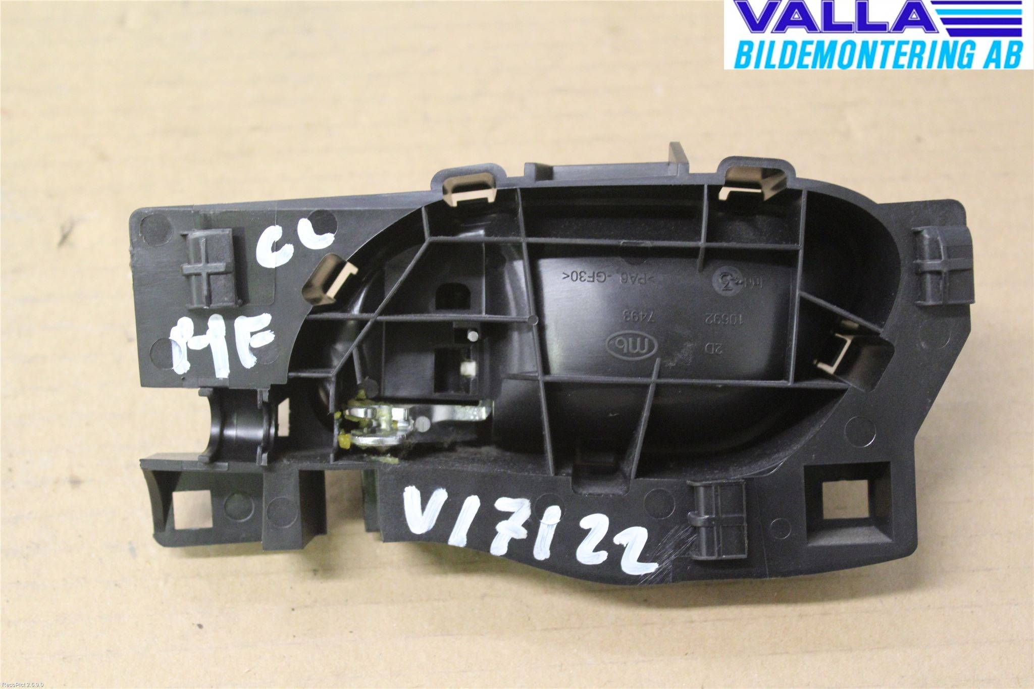 Peugeot 508 11-18 Innr Dørhandtak H Indre