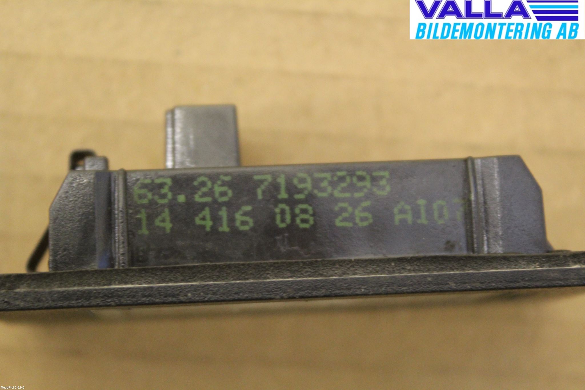 BMW 3 GT F34 13-19 Skilt Belysning