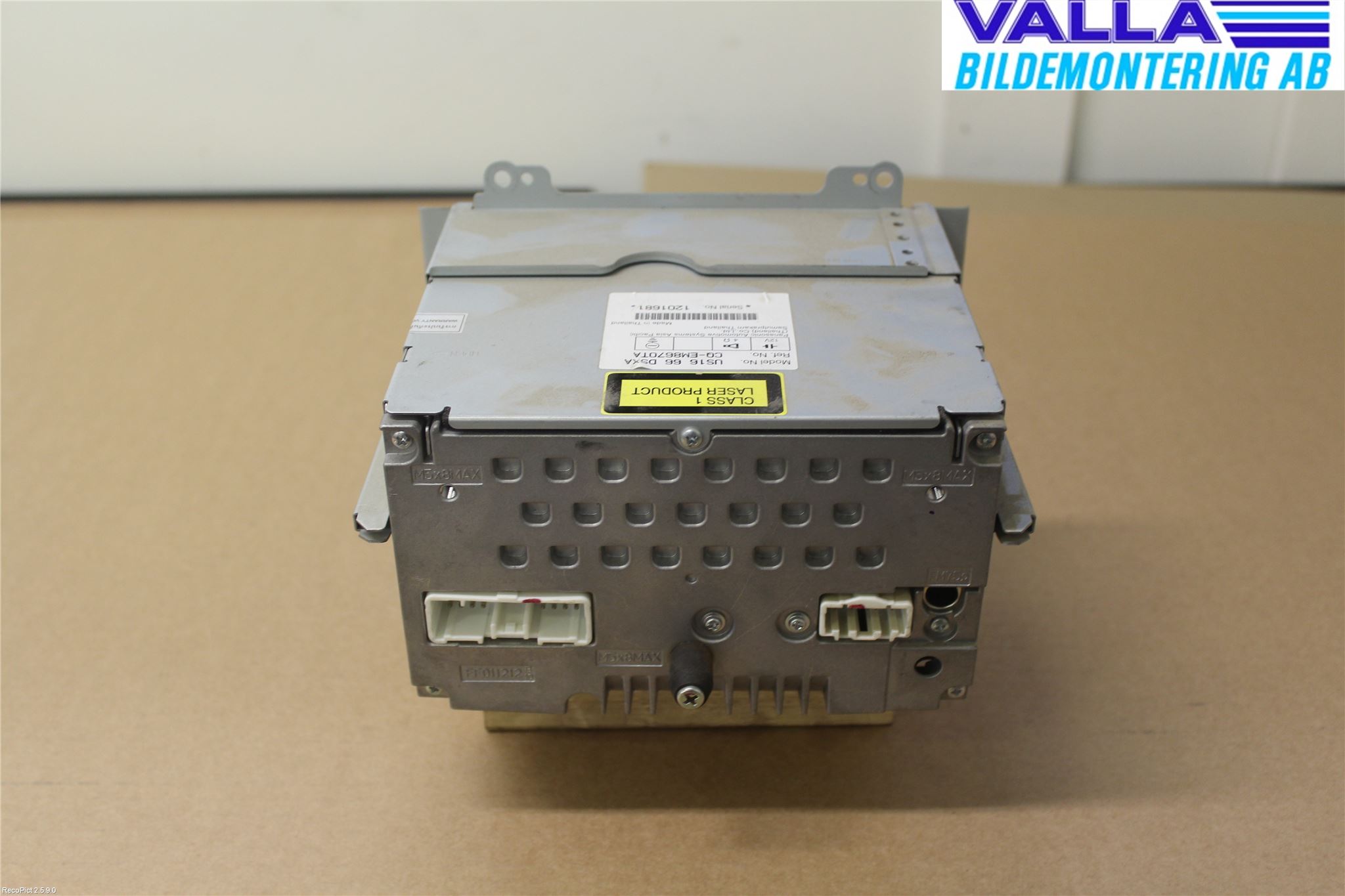 Mazda BT-50 Stereo Radio Med Cd