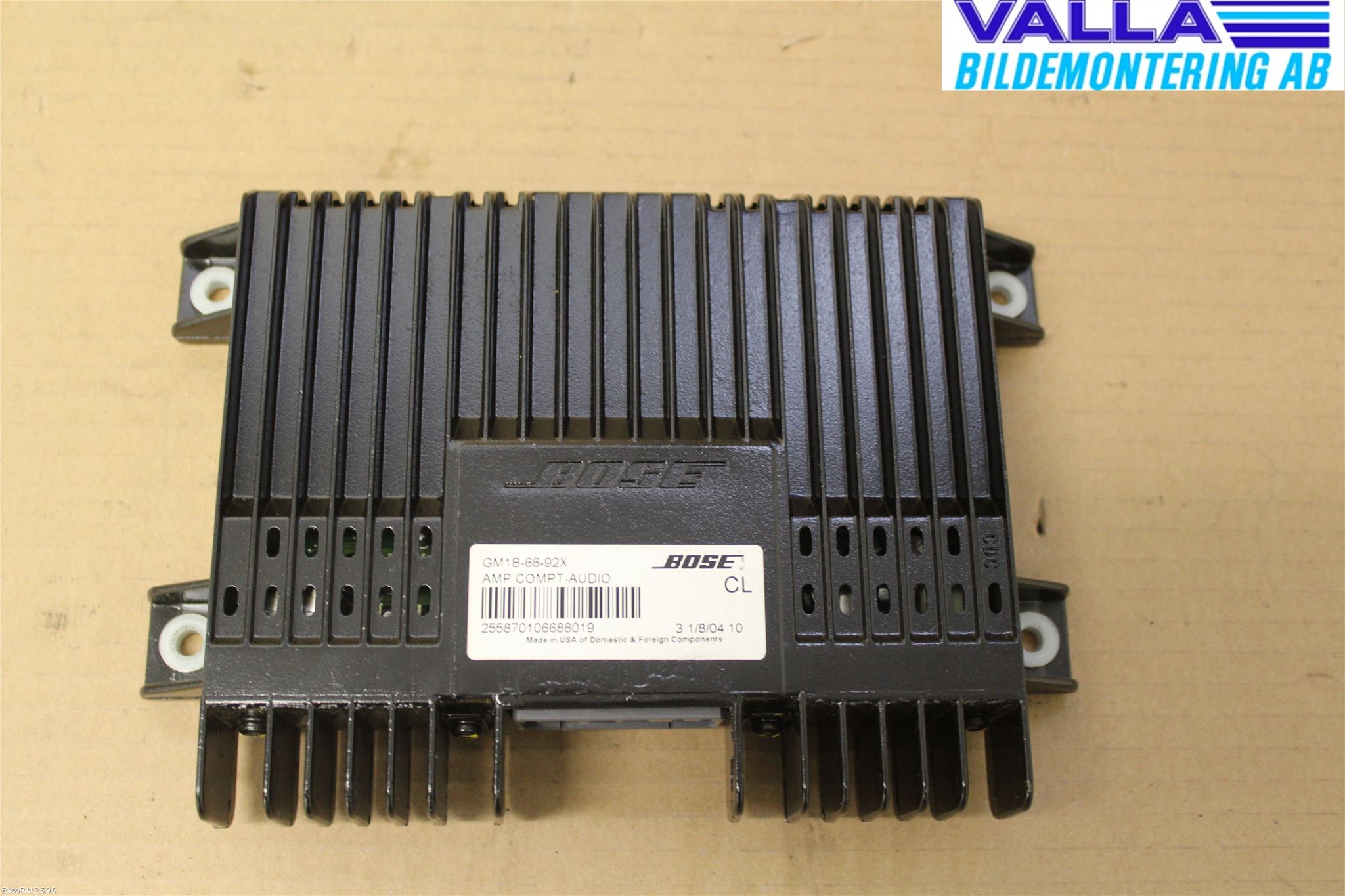 Mazda 6 02-08 Stereo Forsterker