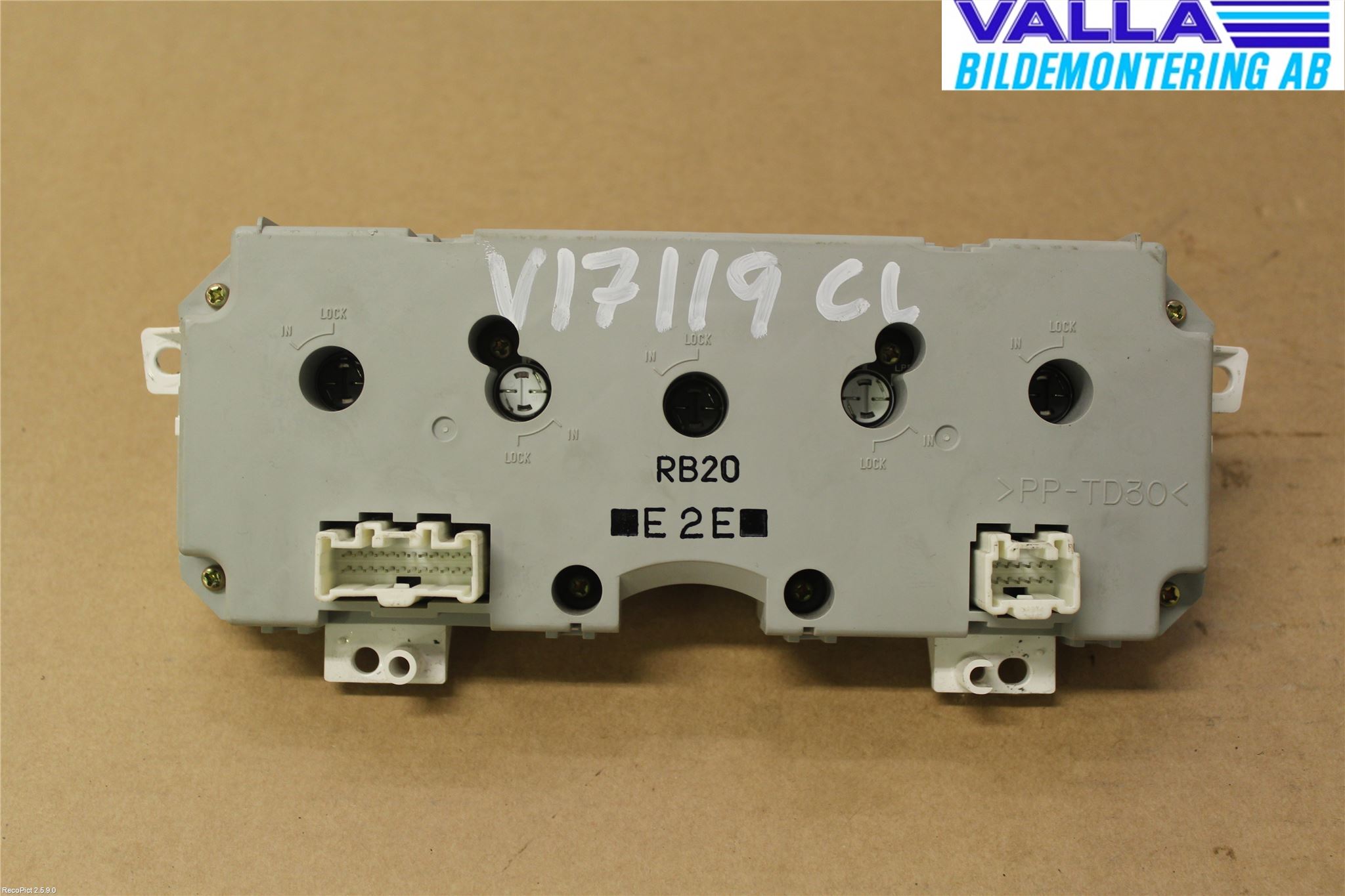 Mazda 6 02-08 Varmeapparat Panel(Regulering)
