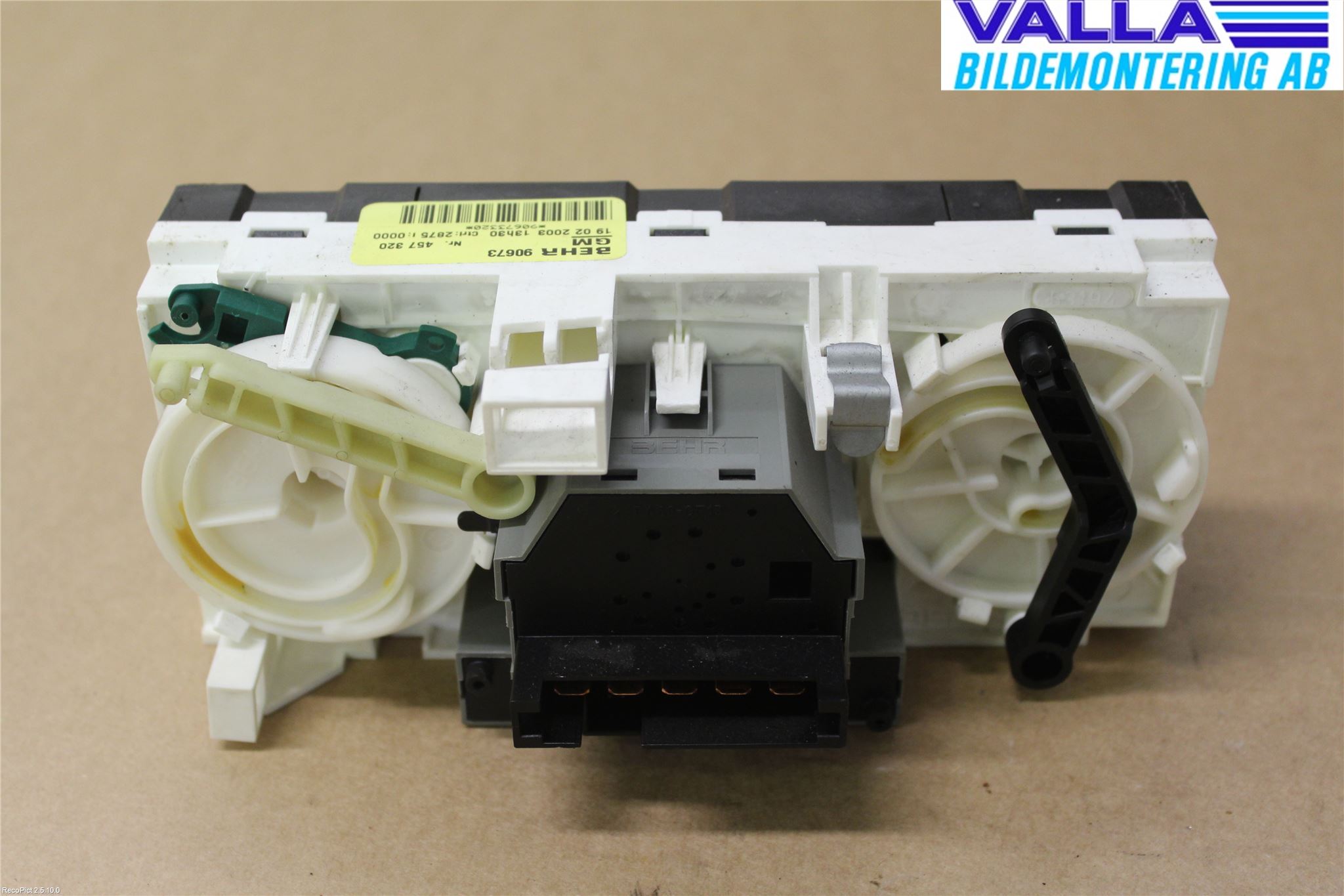 Opel ZAFIRA A 99-05 Varme Ac Betjening-Display