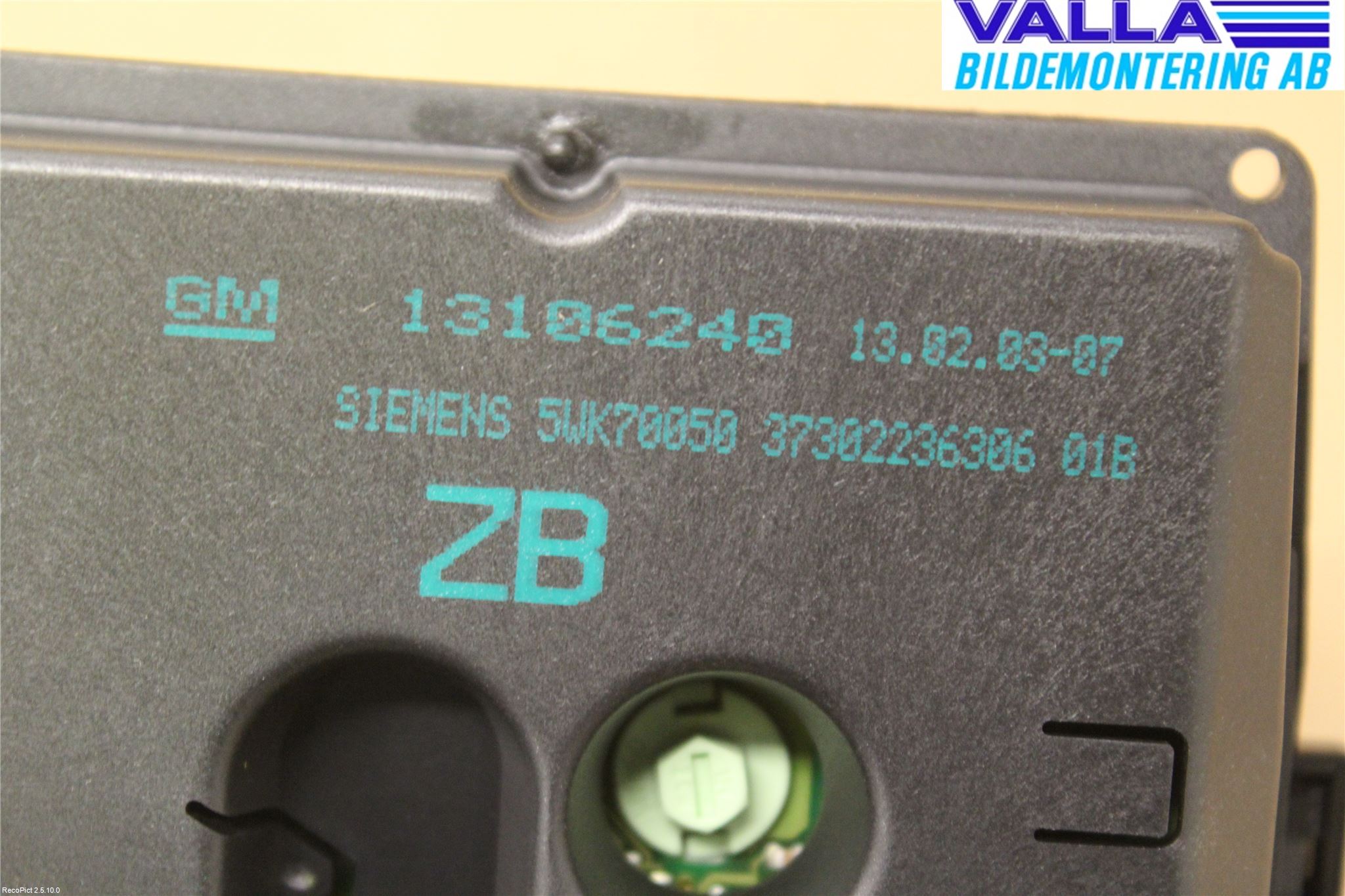 Opel ZAFIRA A 99-05 Instr Varselys - Display