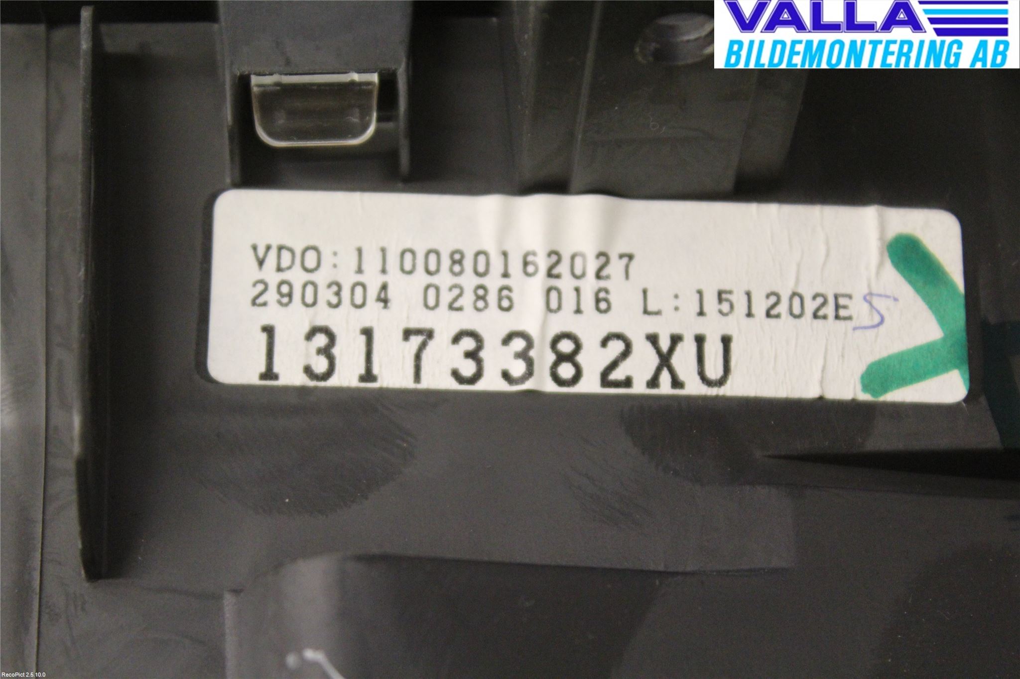 Opel MERIVA A   03-10 Instr Kombinert
