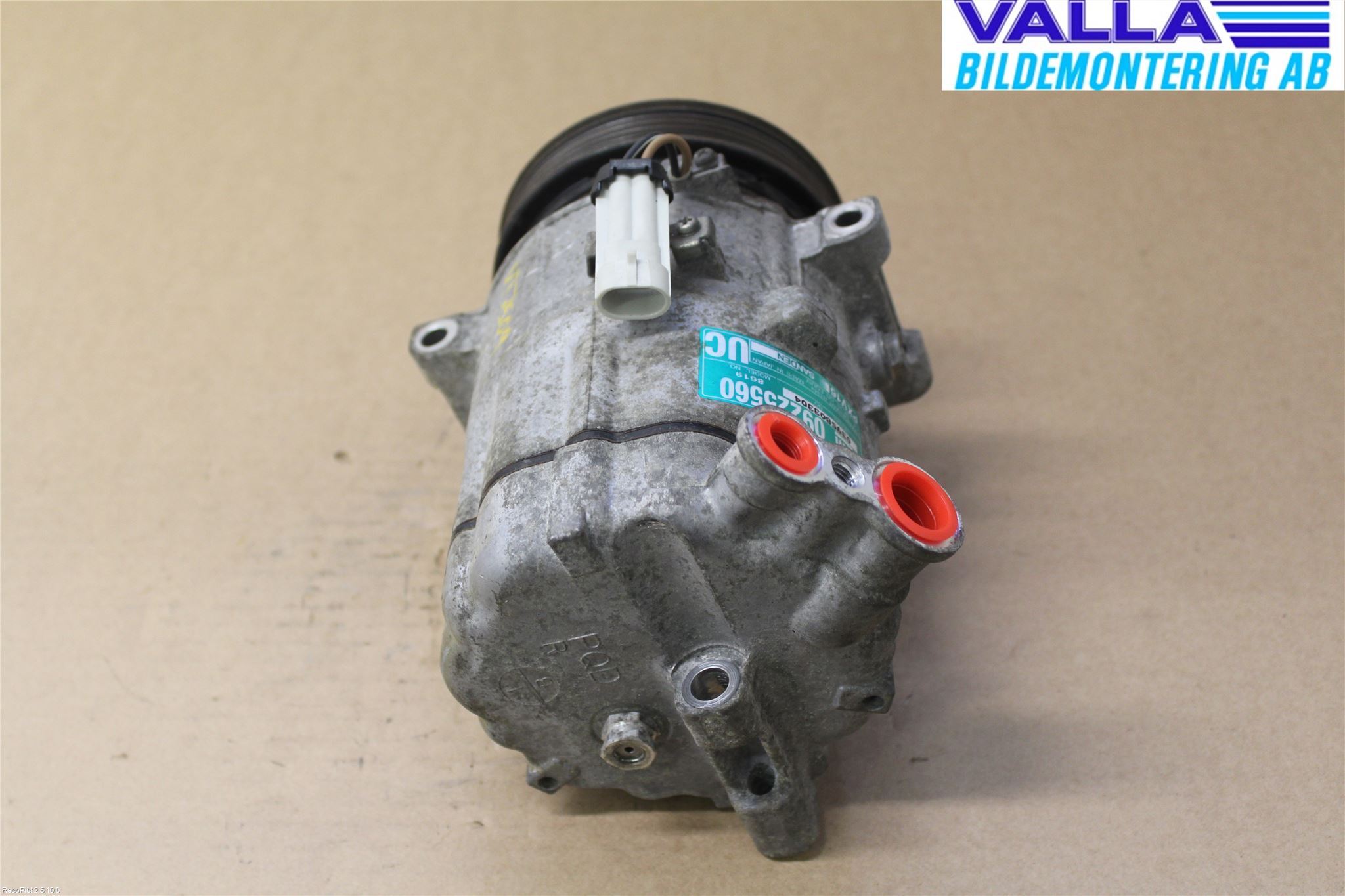 Opel VECTRA C 02-05 Varme Ac Kompressor