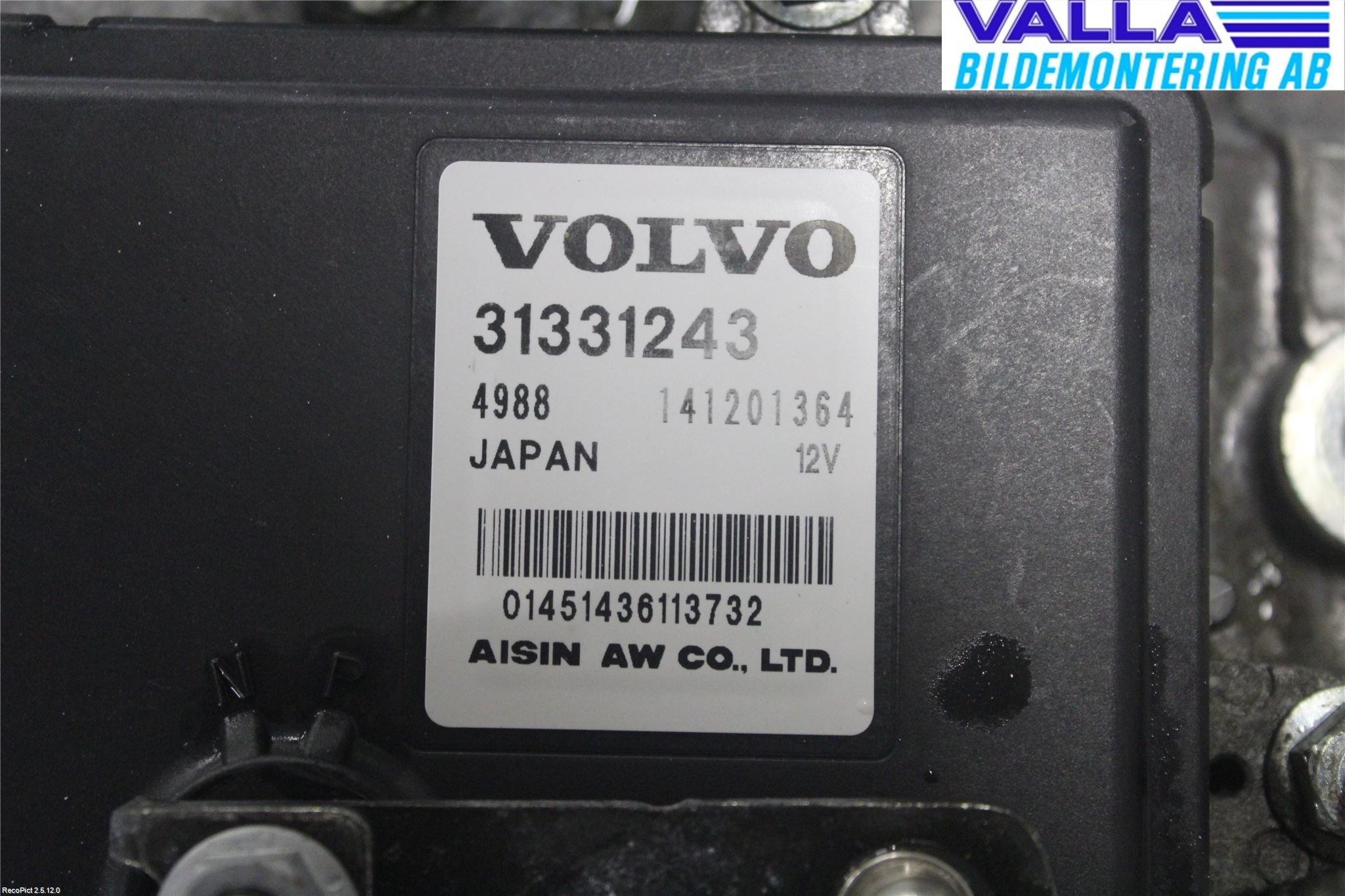 Volvo V60 14-18 Gearkasse Automat