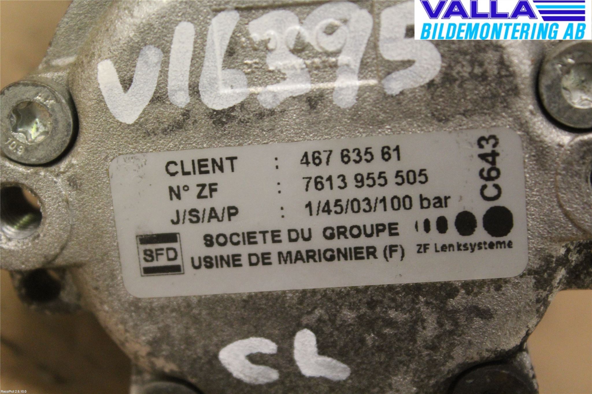 Alfa 156 Servo Pumpe