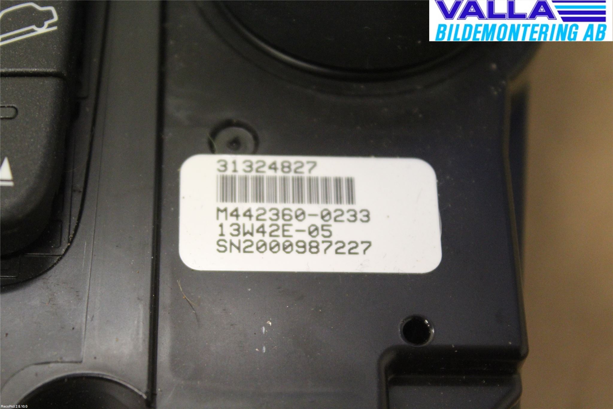 Volvo XC70 14-16 Varmeapparat Panel(Regulering)
