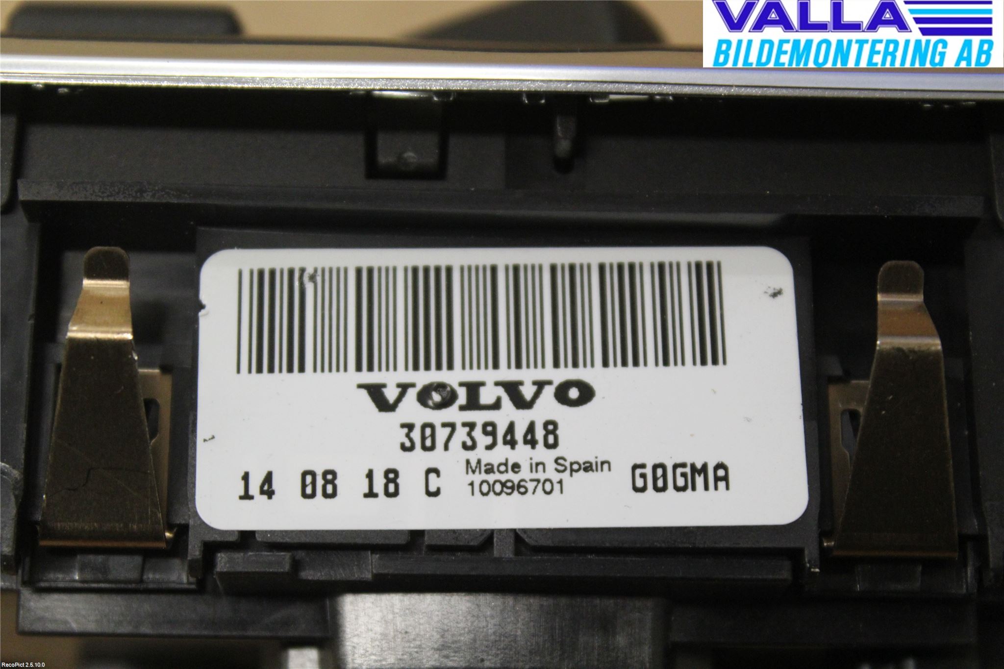 Volvo V60 14-18 Bryter Hovedlys