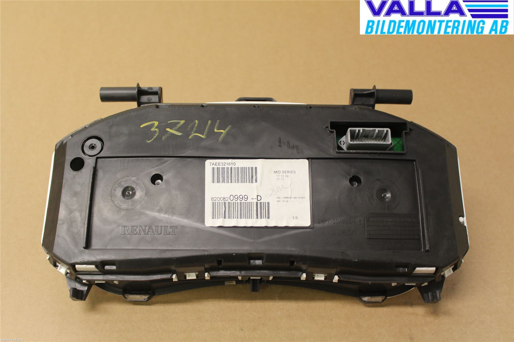 Renault CLIO III  09-12 Instr Kombinert