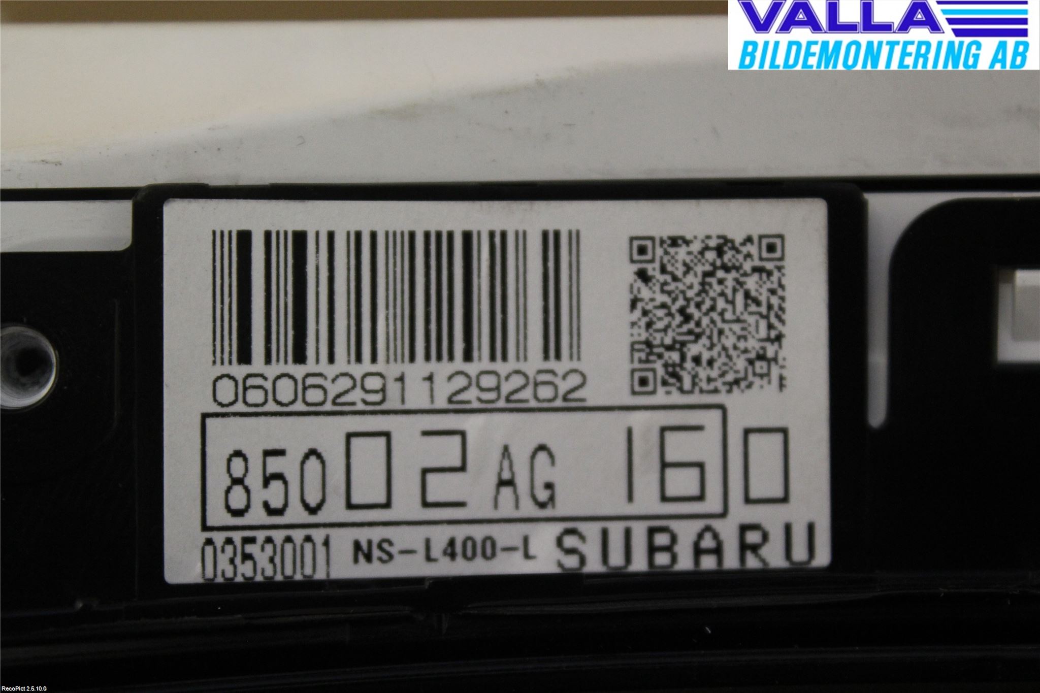 Subaru LEGACY    07-09 Instr Kombinert