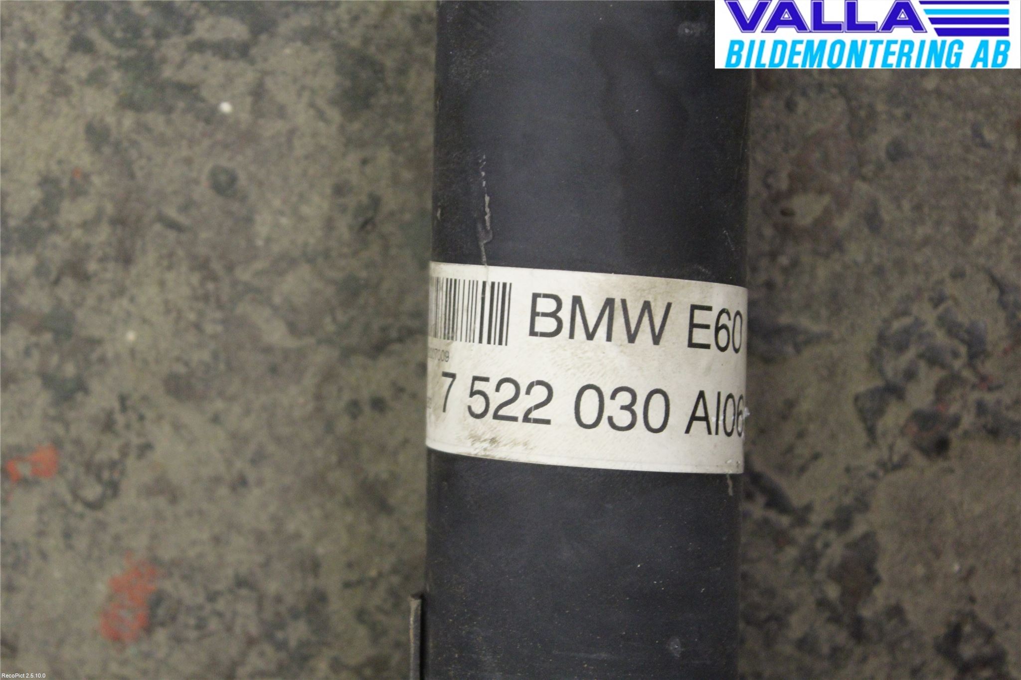 BMW 5 E60/61 Sed/Tou 02-10 Mellomaksel Kompl