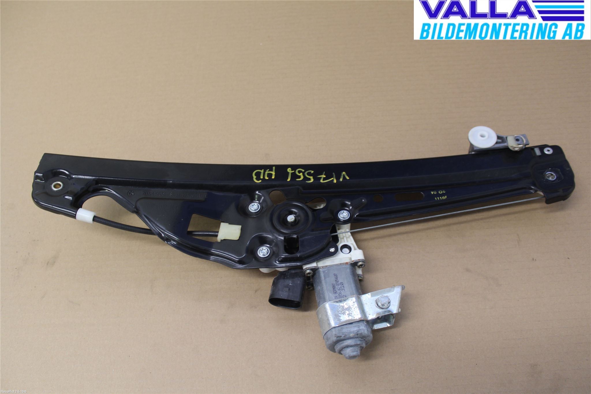 BMW 5 E60/61 Sed/Tou 02-10 Vindusheis El Komp