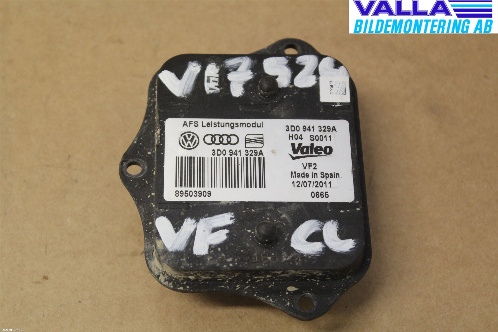 Volkswagen VW PASSAT 11-14 Styreenhet Xenon