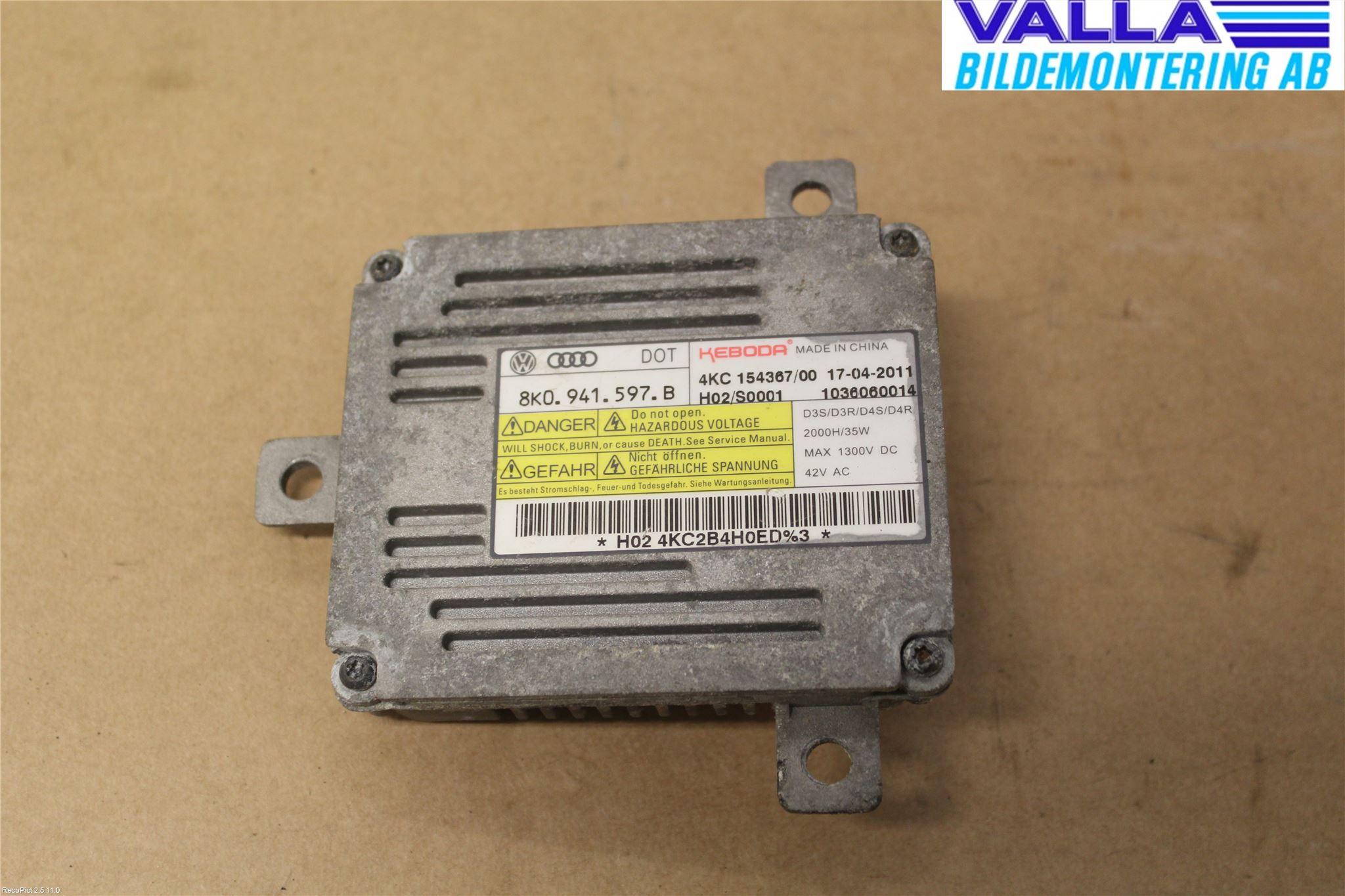 Volkswagen VW PASSAT 11-14 Styreenhet Xenon