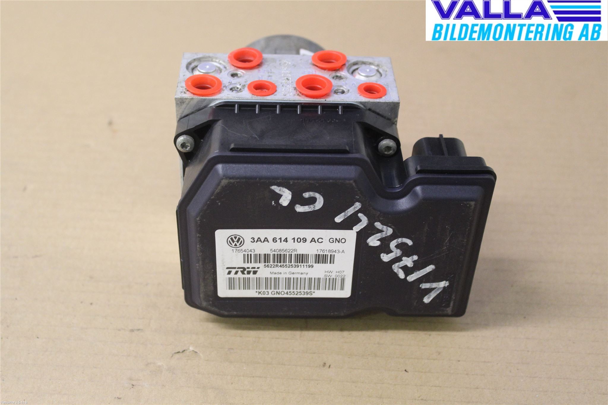 Volkswagen VW PASSAT 11-14 Abs Hydraulikkaggregat
