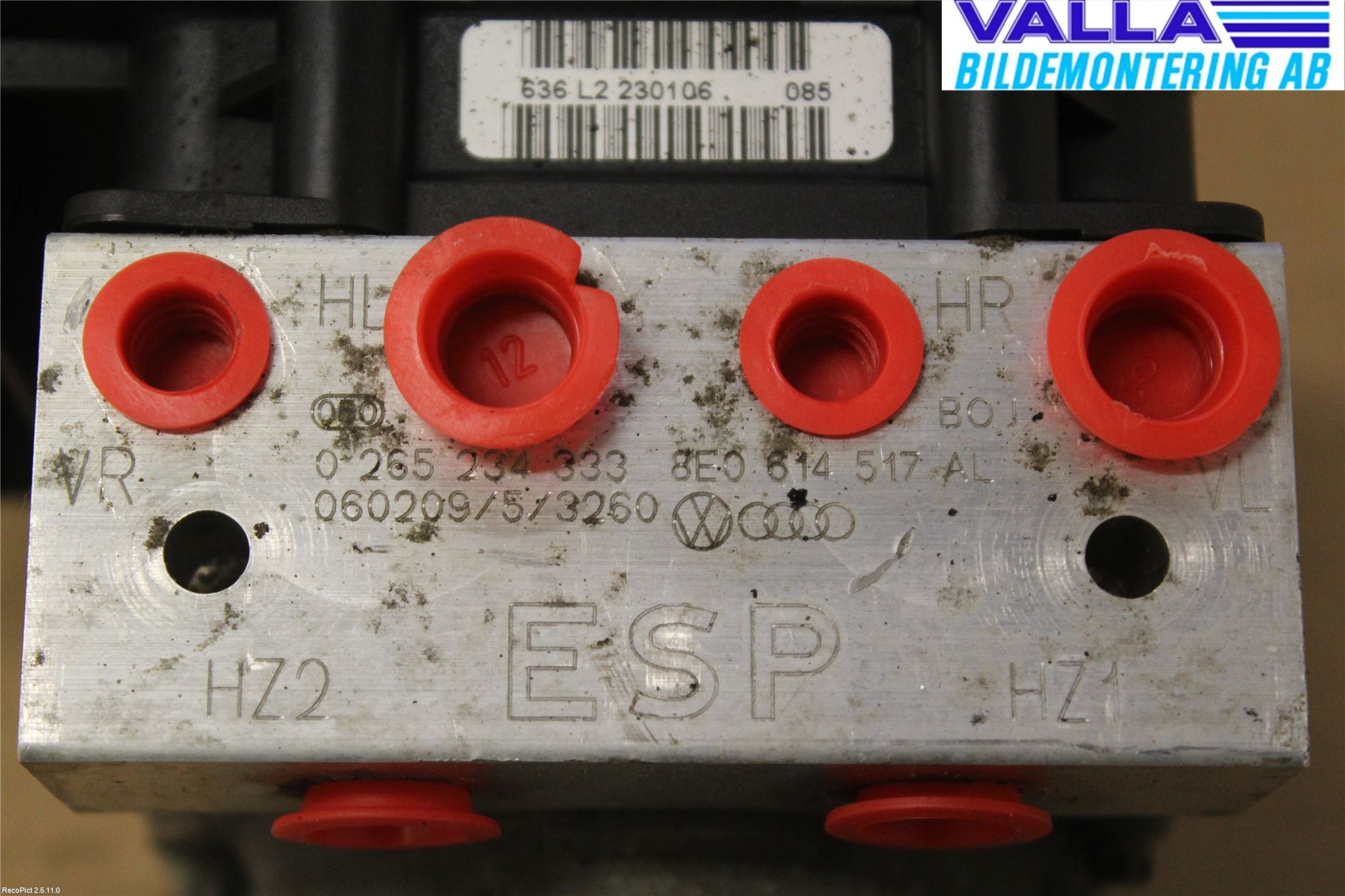 Audi A4/S4 05-07 Abs Hydraulikkaggregat