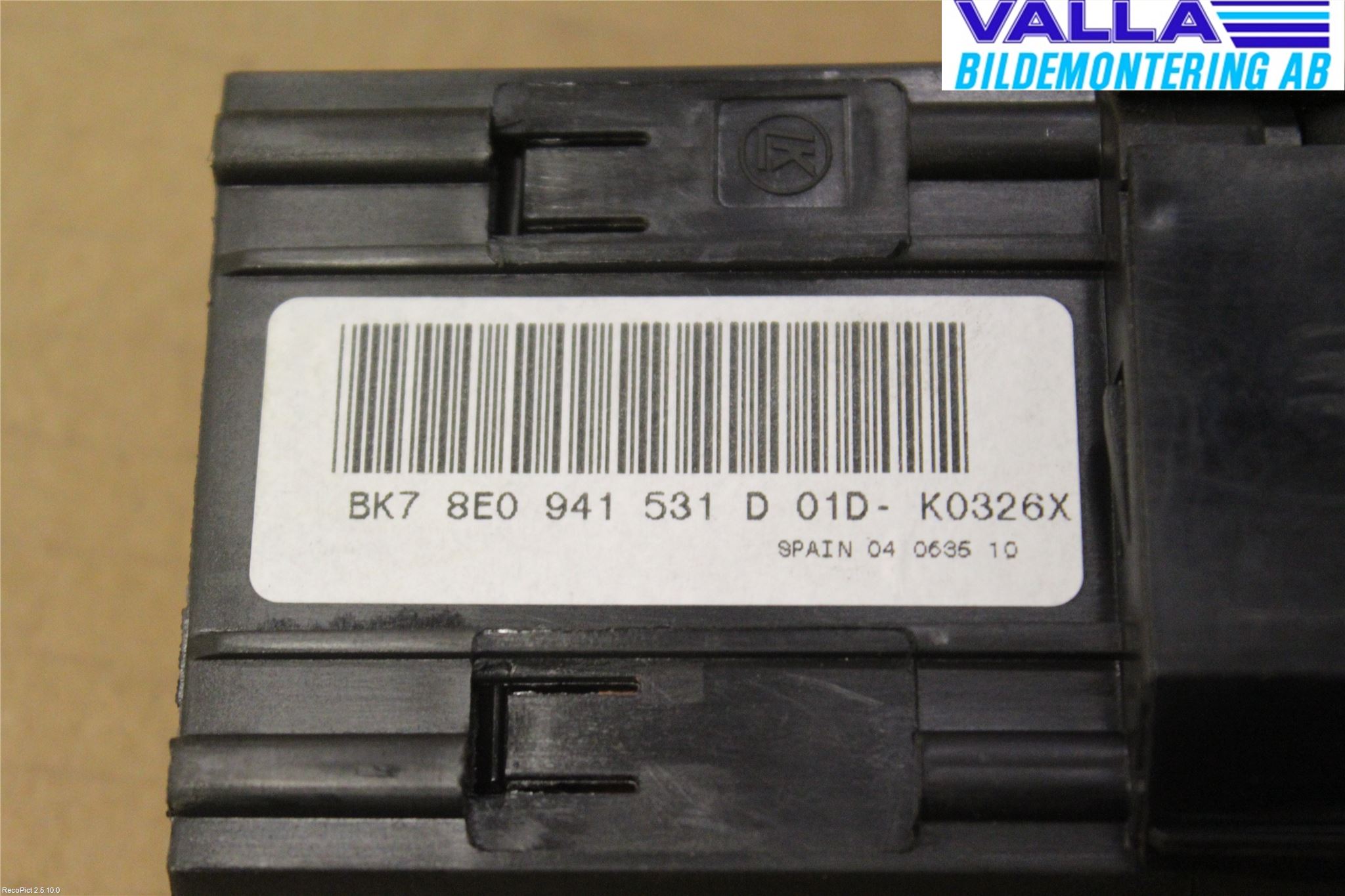Audi A4/S4 05-07 Bryter Hovedlys
