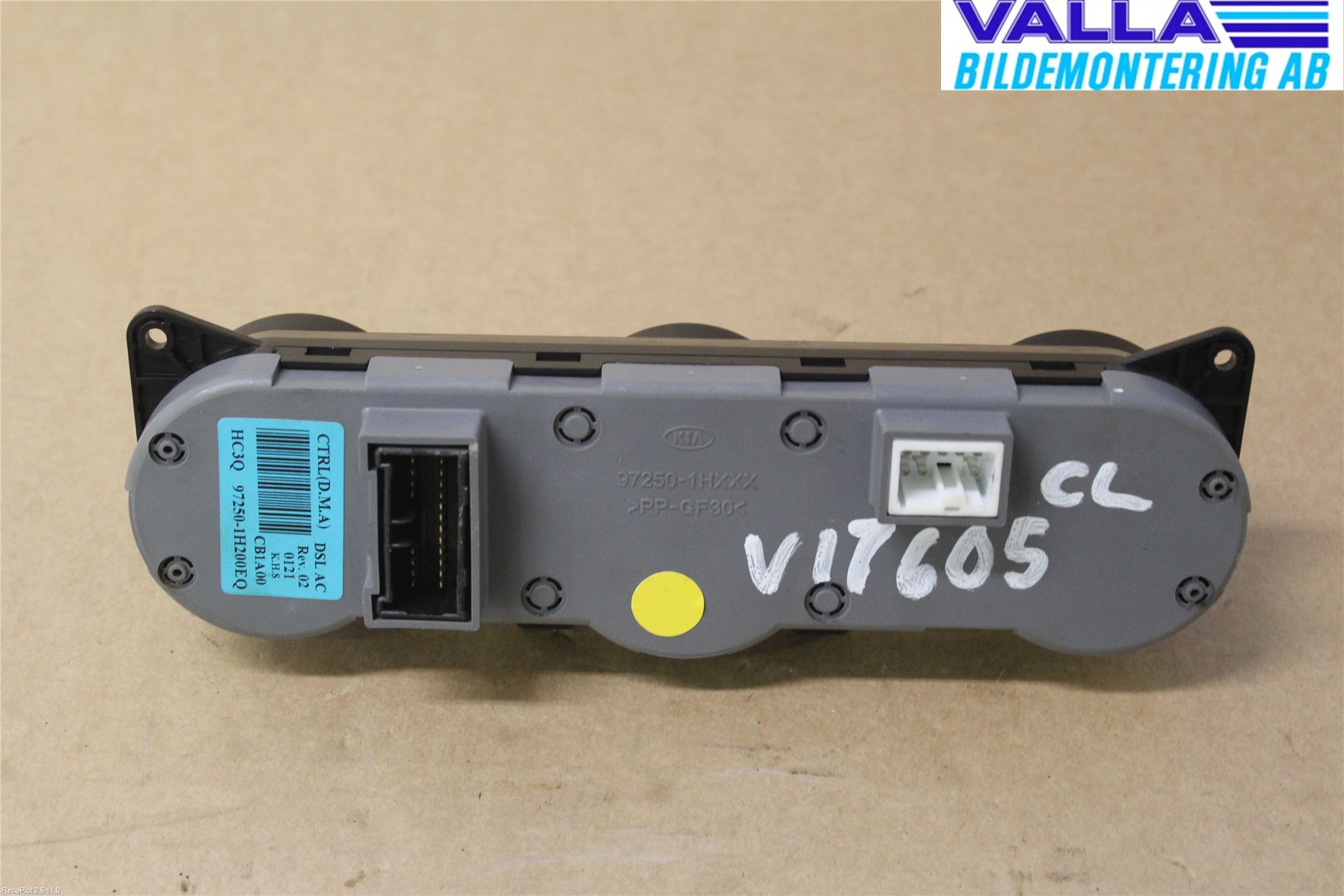 Kia CEED 06-12 Varmeapparat Panel(Regulering)