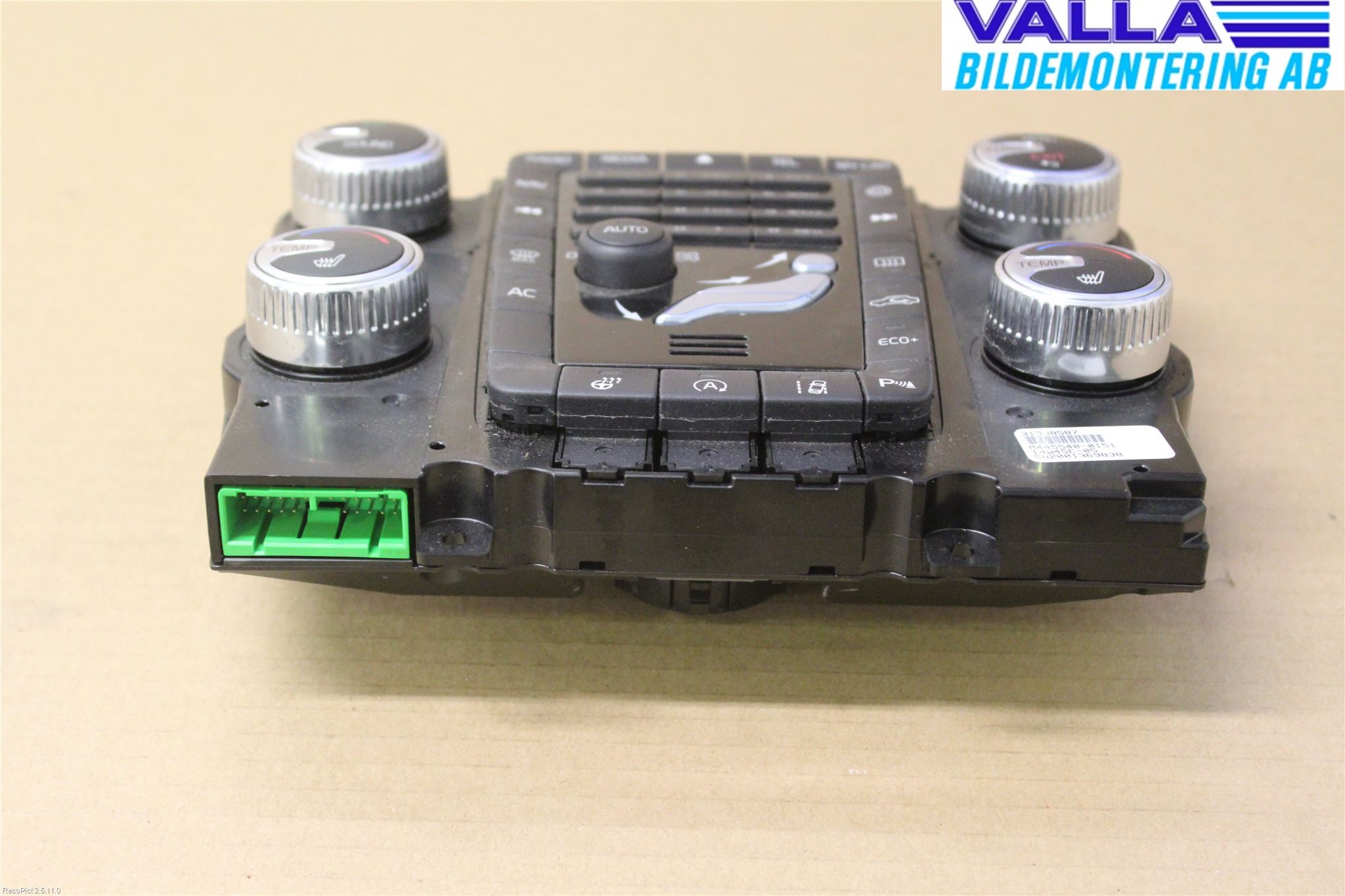Volvo V70 14-16 Varmeapparat Panel(Regulering)