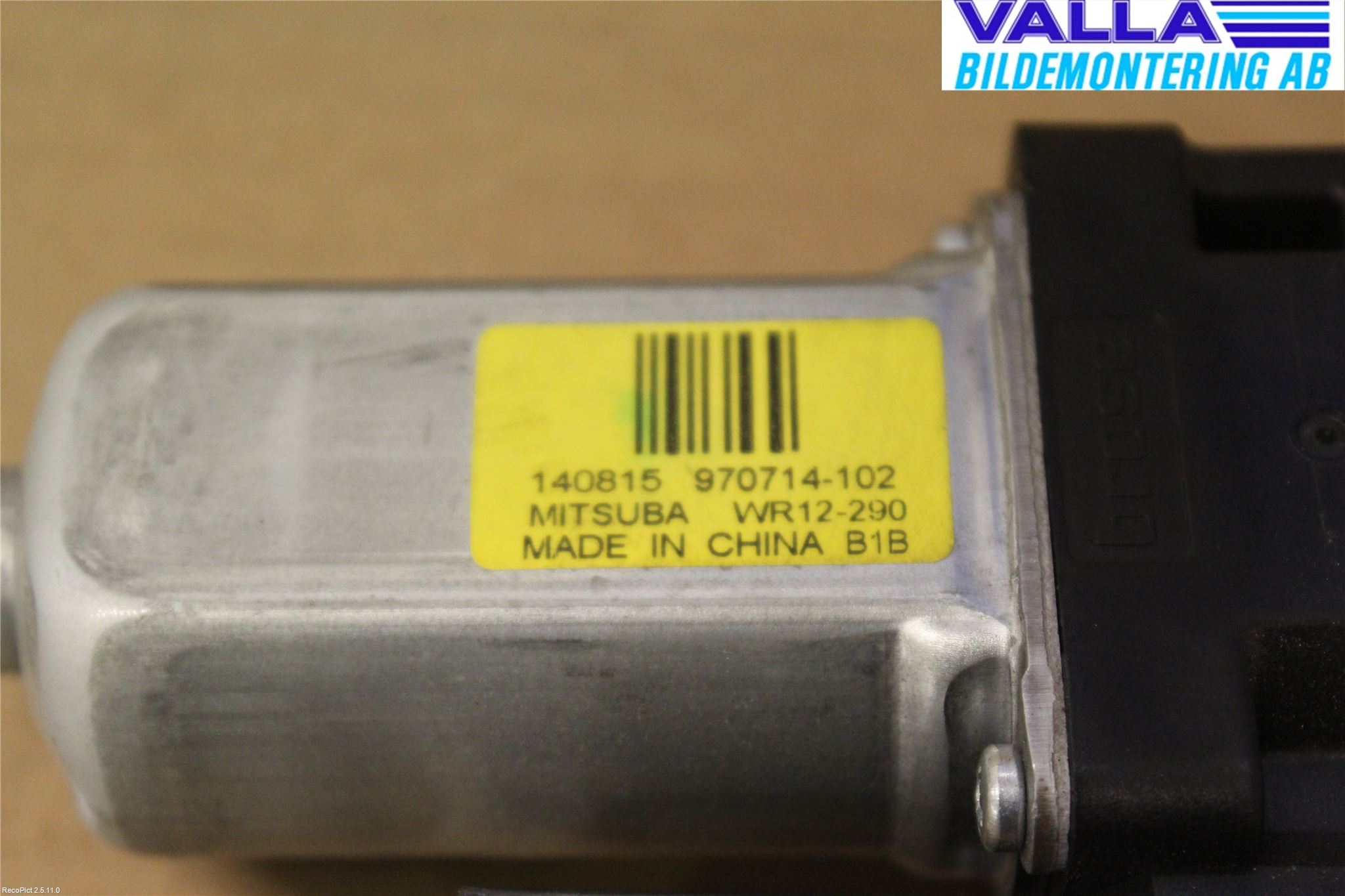 Volvo V70 14-16 Vindusheismotor