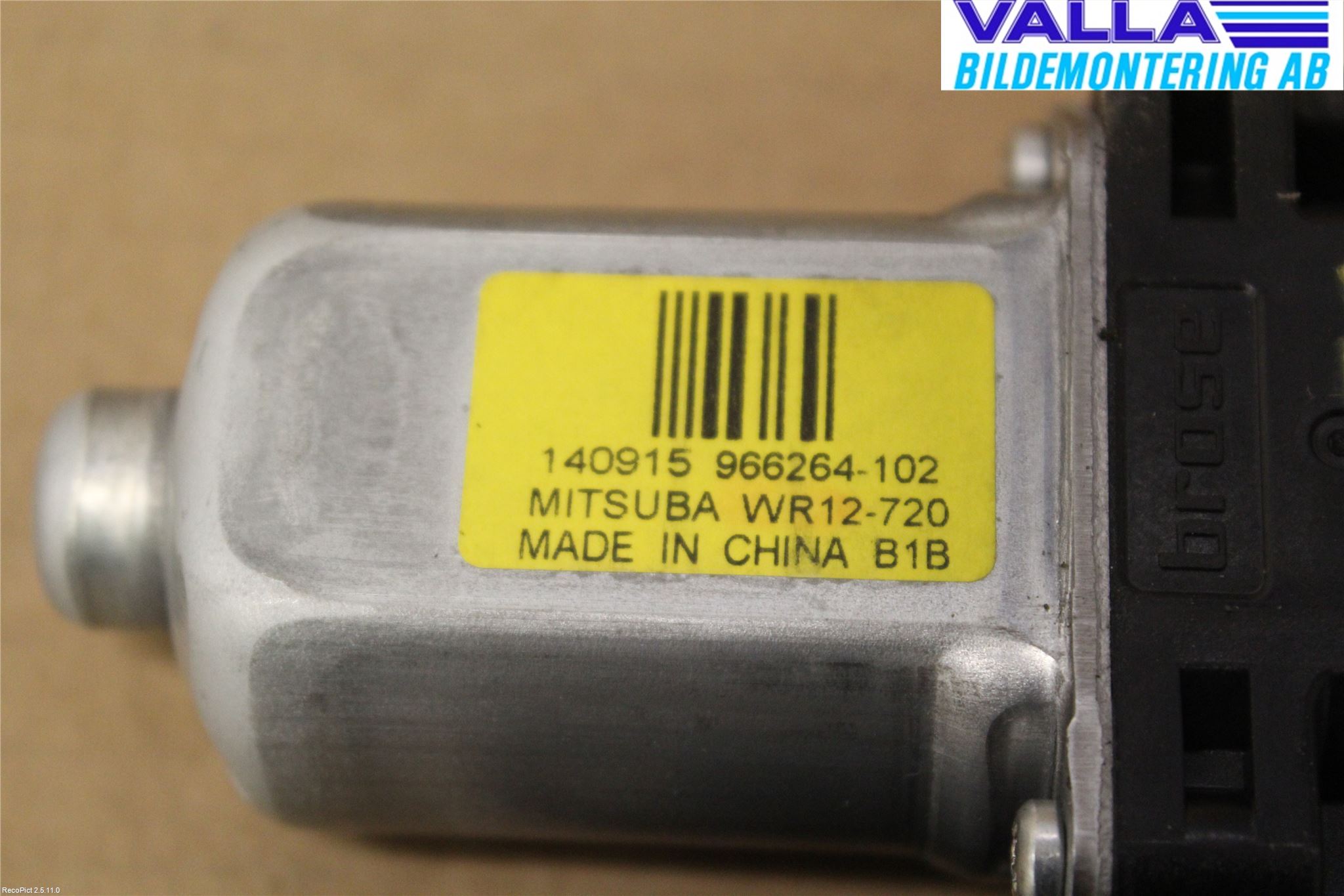 Volvo V70 14-16 Vindusheismotor