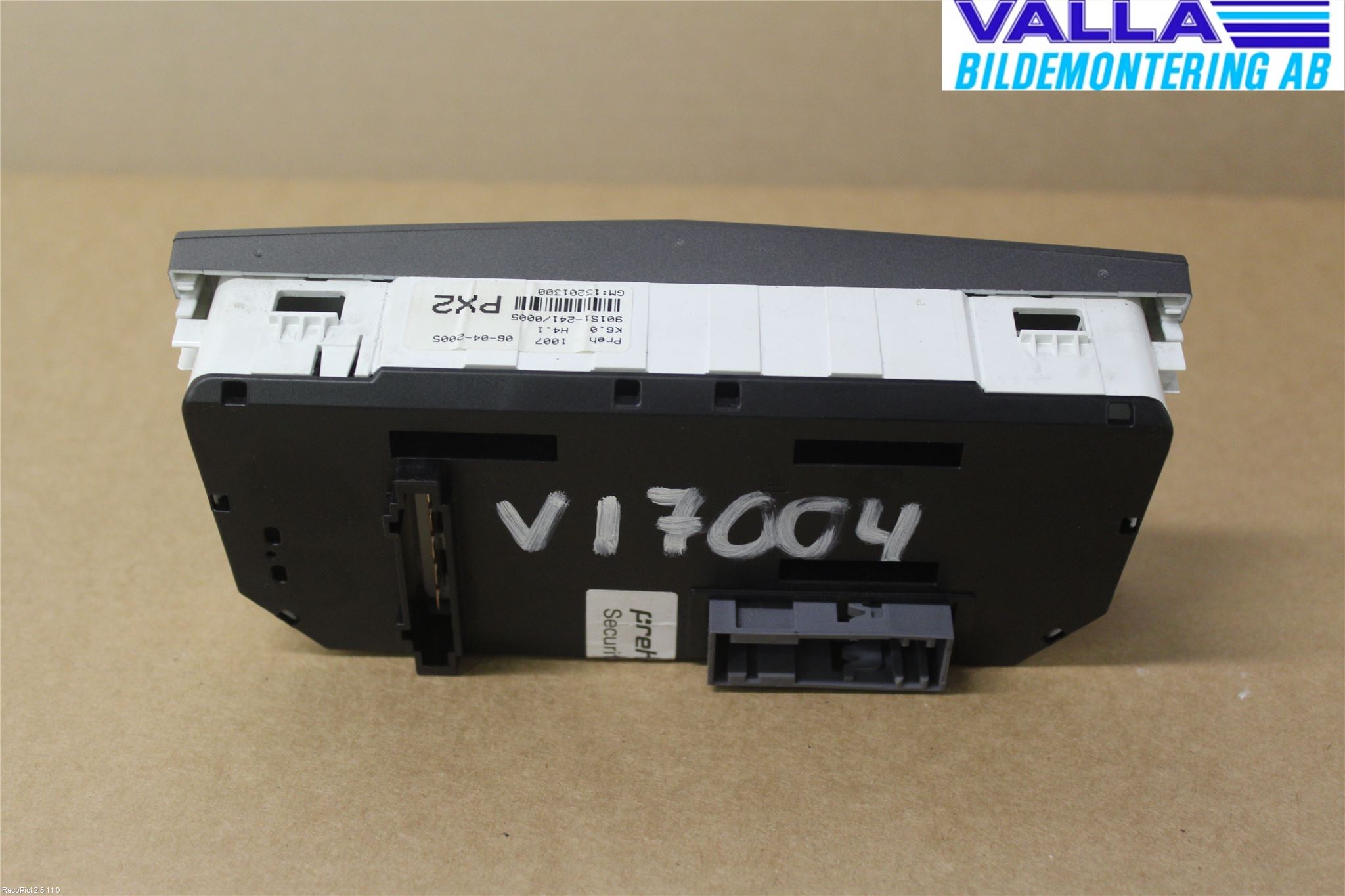 Opel ASTRA H 04-12 Varmeapparat Panel(Regulering)